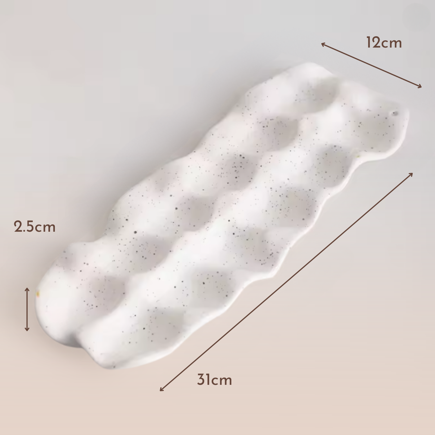 Bento Ceramic Egg Holder | Minimalist Design for 12 Eggs