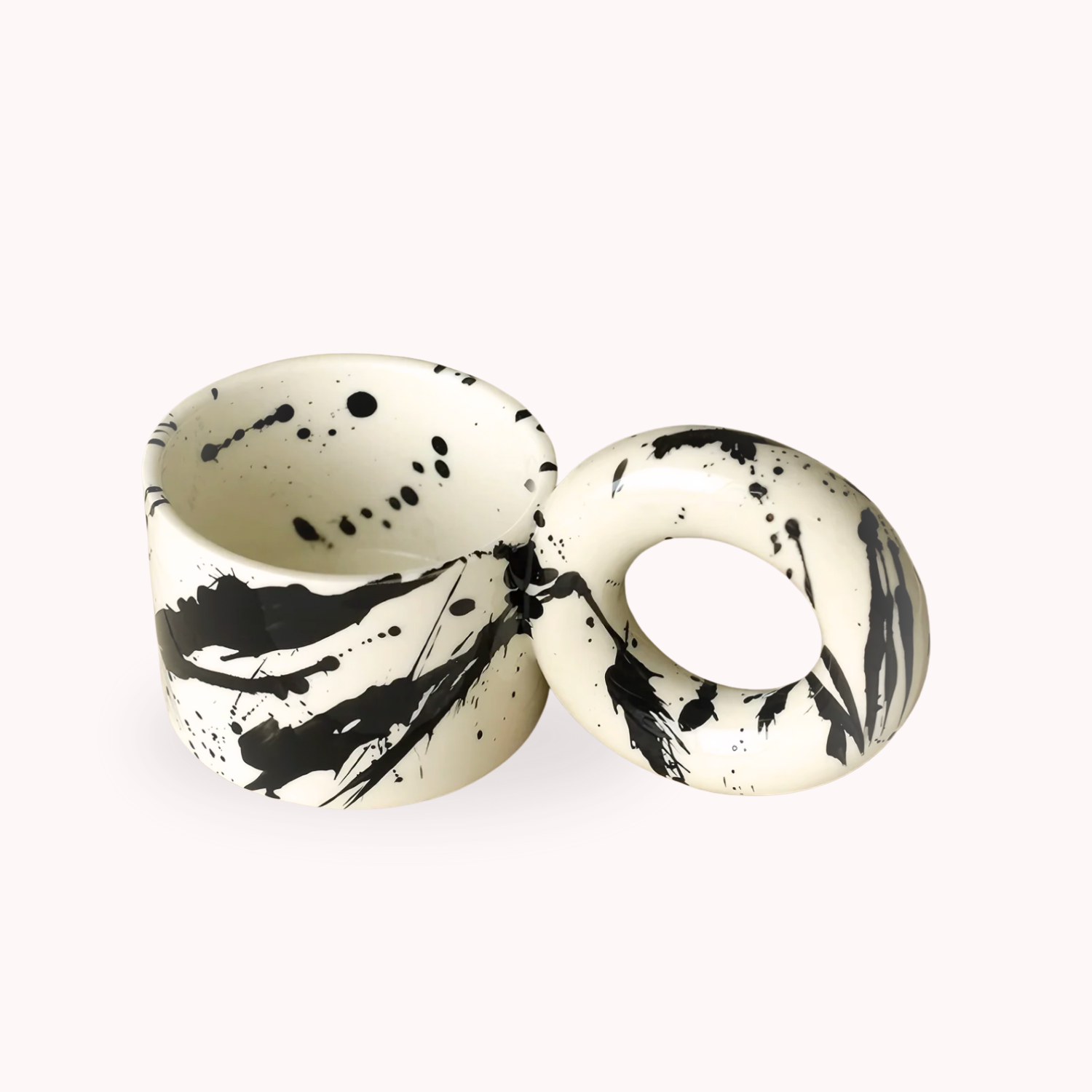 Bello Ceramic Mug | 250ml, Ergonomic Handle, Artistic Design