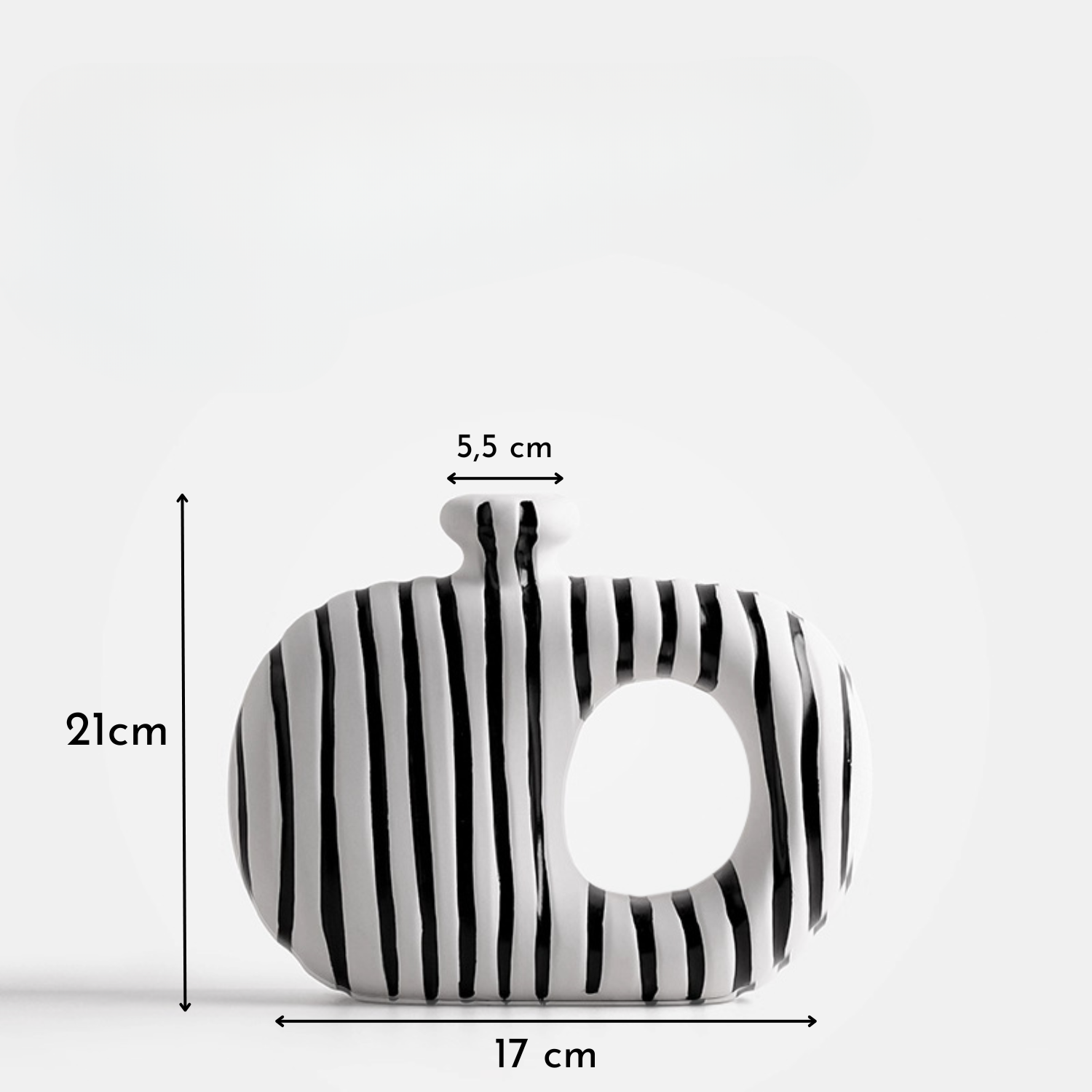 Bela Modern Ceramic Vases | Sculptural Design, Set of 2