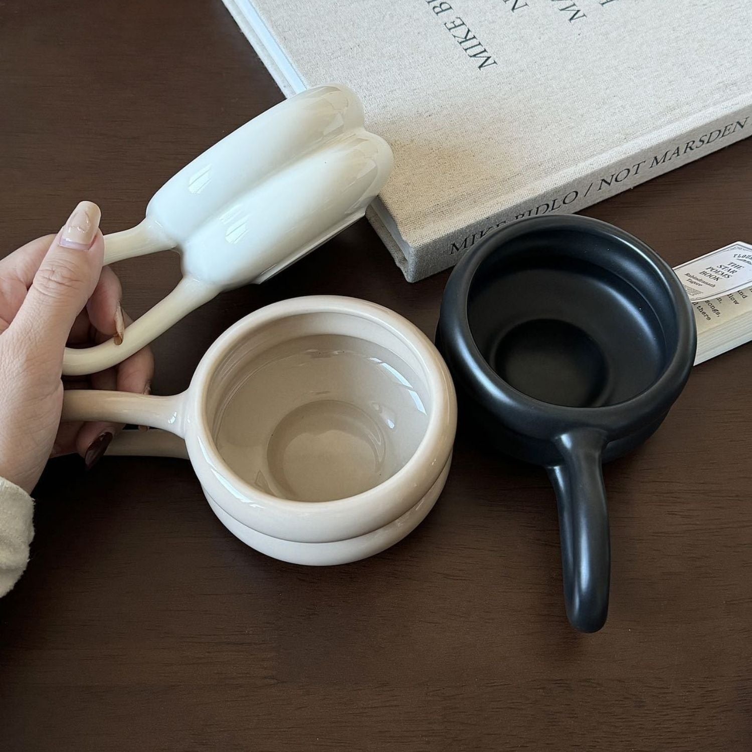 Bela Ceramic Mug | 250 ml Capacity, Ergonomic Handle