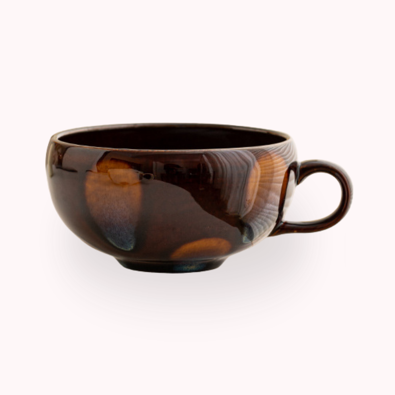 Bela Nougat Milk Mug Bowl | 350 ml Capacity, Glossy Finish