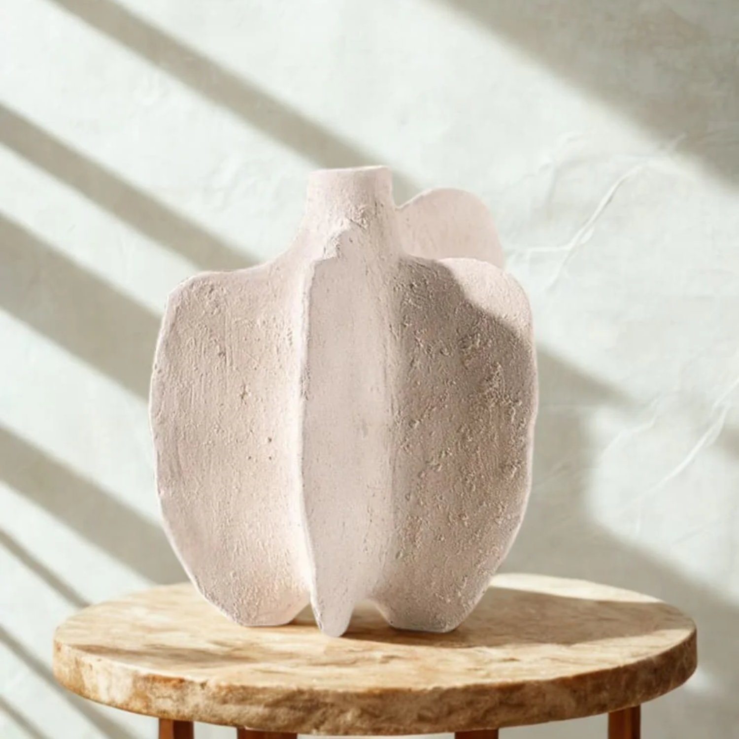 Bela White Pepper Jar Sculpture | Ceramic Vase, Modern Design