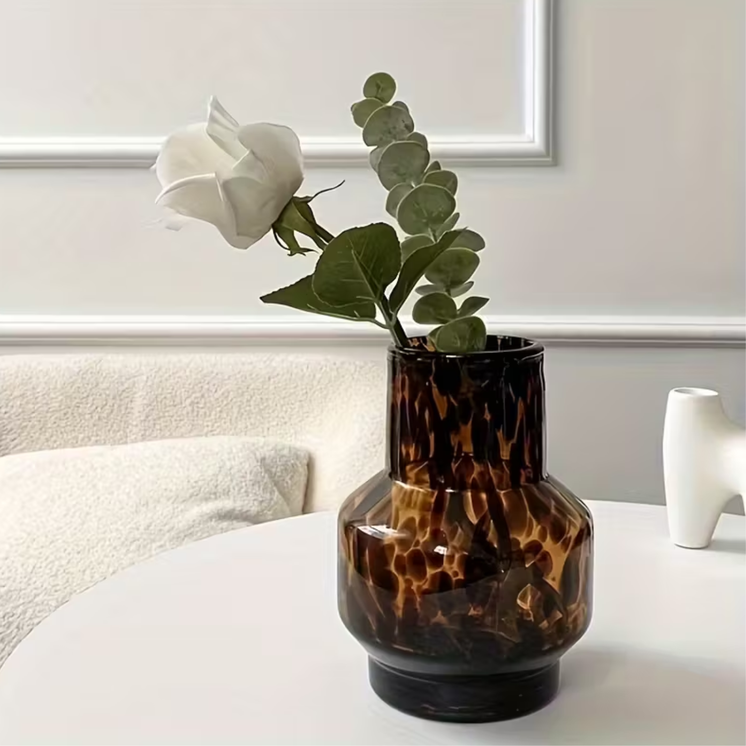 Brix Polygonal Vase | Tortoiseshell Glass, Geometric Design