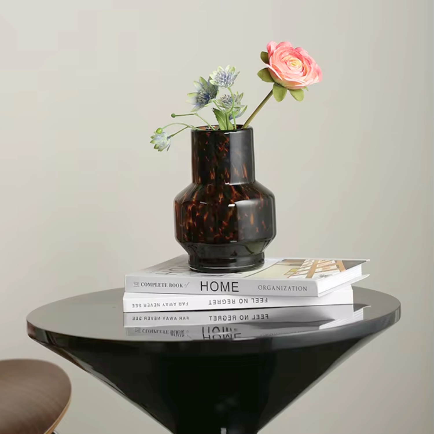 Brix Polygonal Vase | Tortoiseshell Glass, Geometric Design