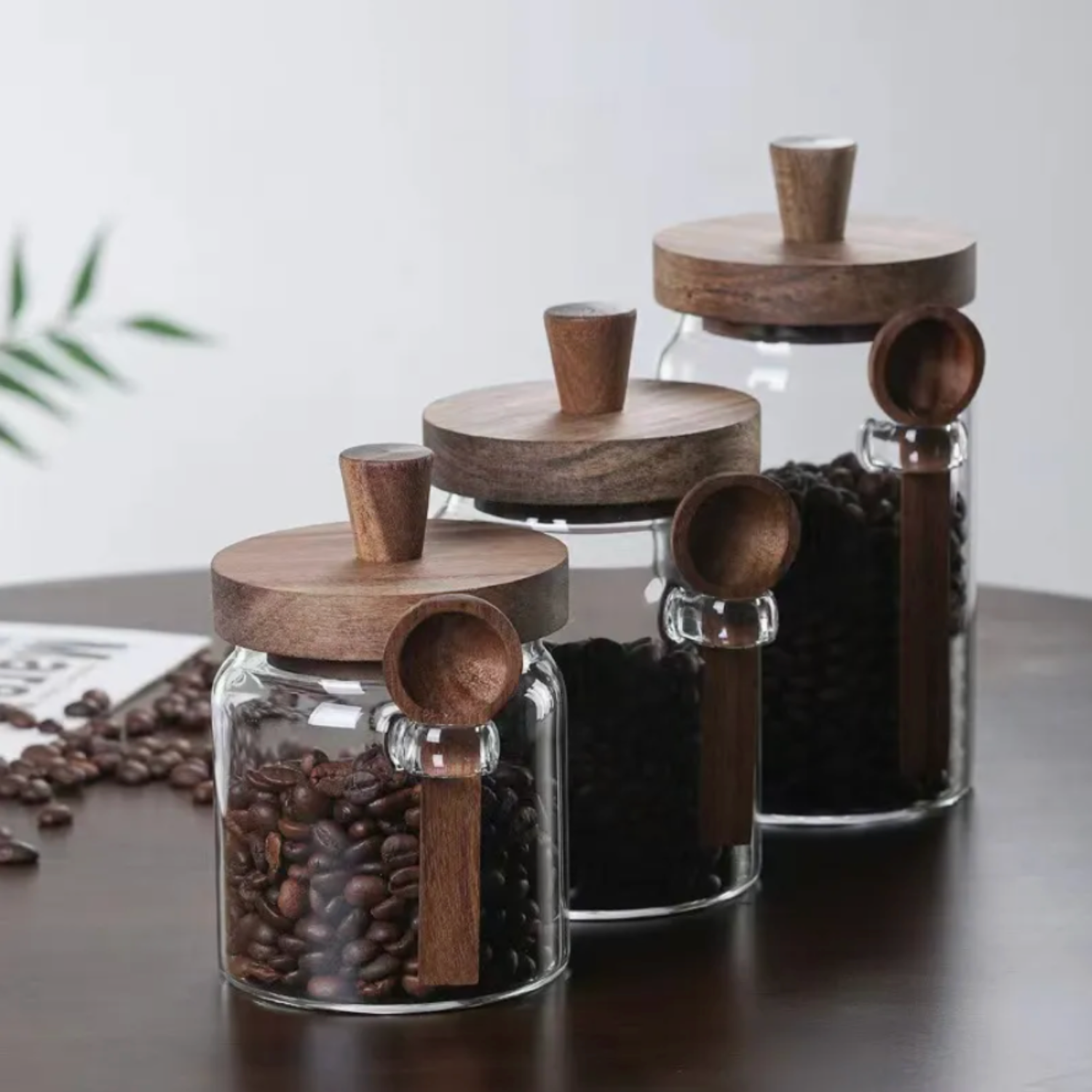 Bela Glass Storage Containers Set | Bamboo Lids, Airtight Seal