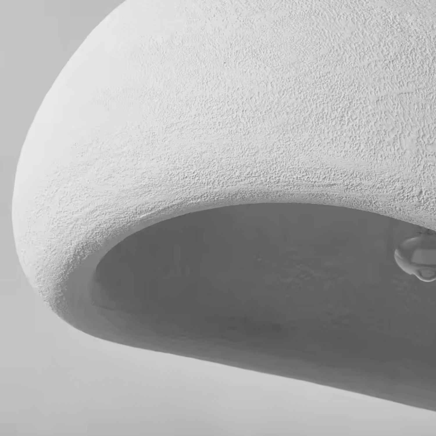 Wabi Sabi – Cream Minimalist Ceiling Lamp 60cm - Cendre Home