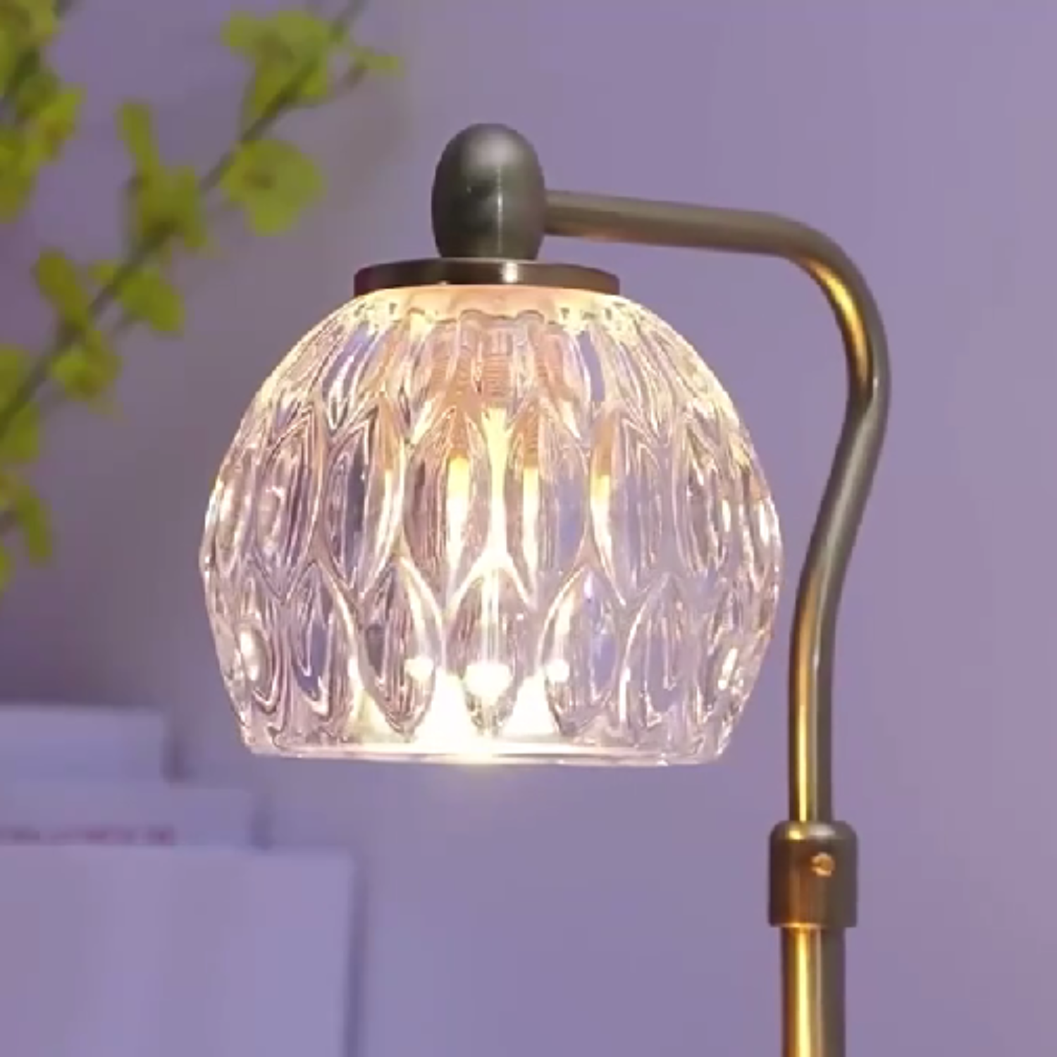 Aromatic – Gold Modern Candle Warmer Lantern - Cendre Home