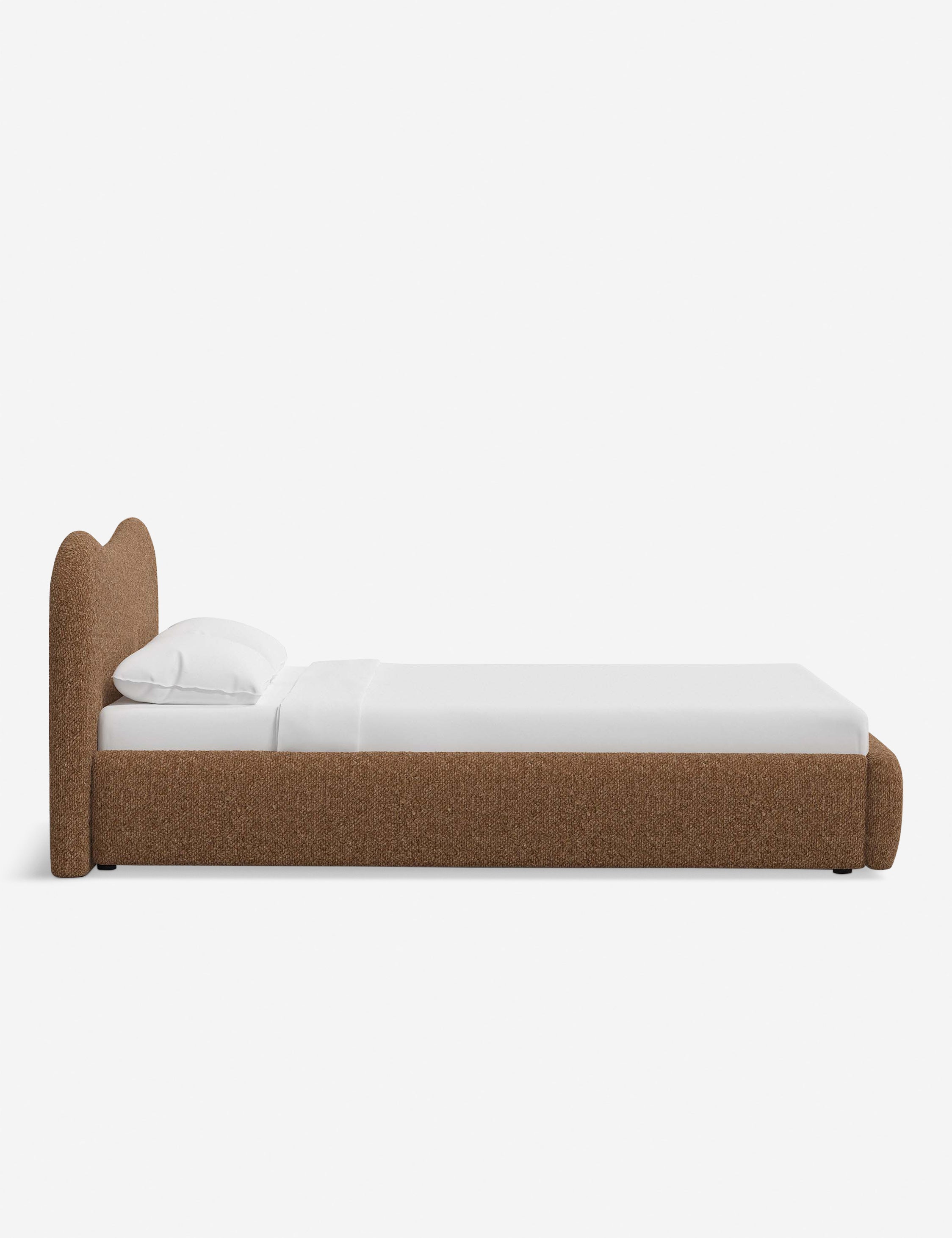 Bela Platform Bed | Bespoke Upholstery, Sculptural Design