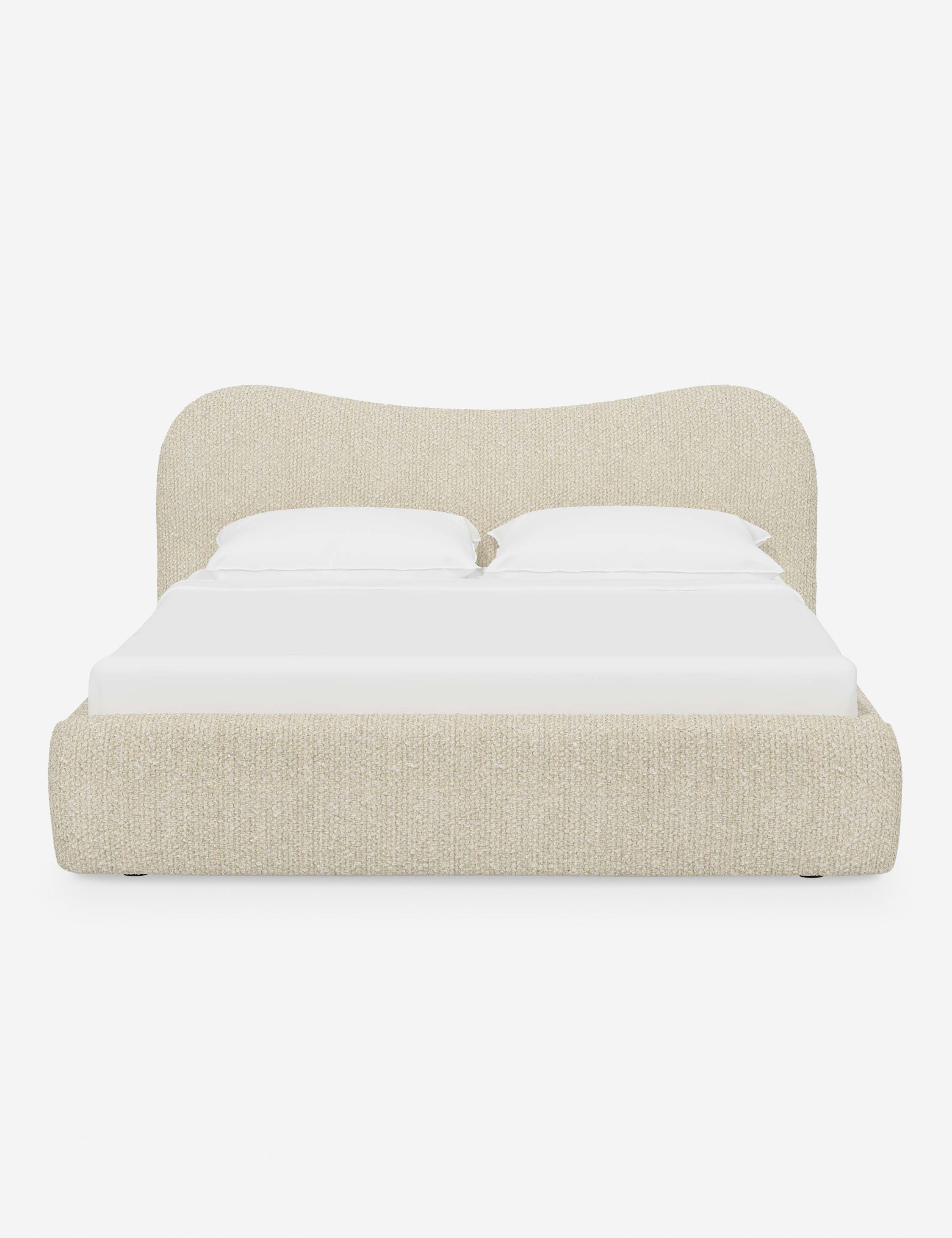 Bela Platform Bed | Bespoke Upholstery, Sculptural Design