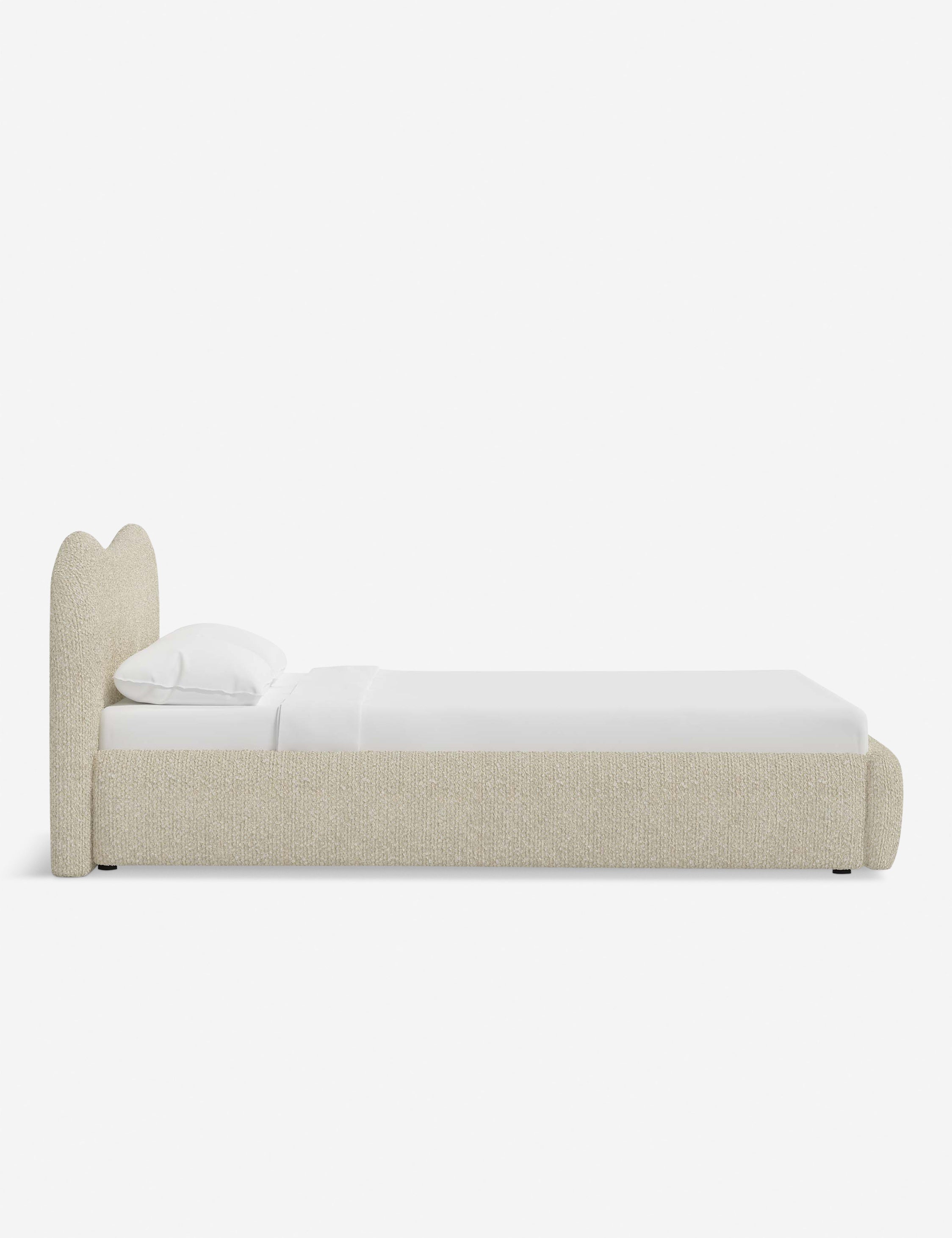 Bela Platform Bed | Bespoke Upholstery, Sculptural Design