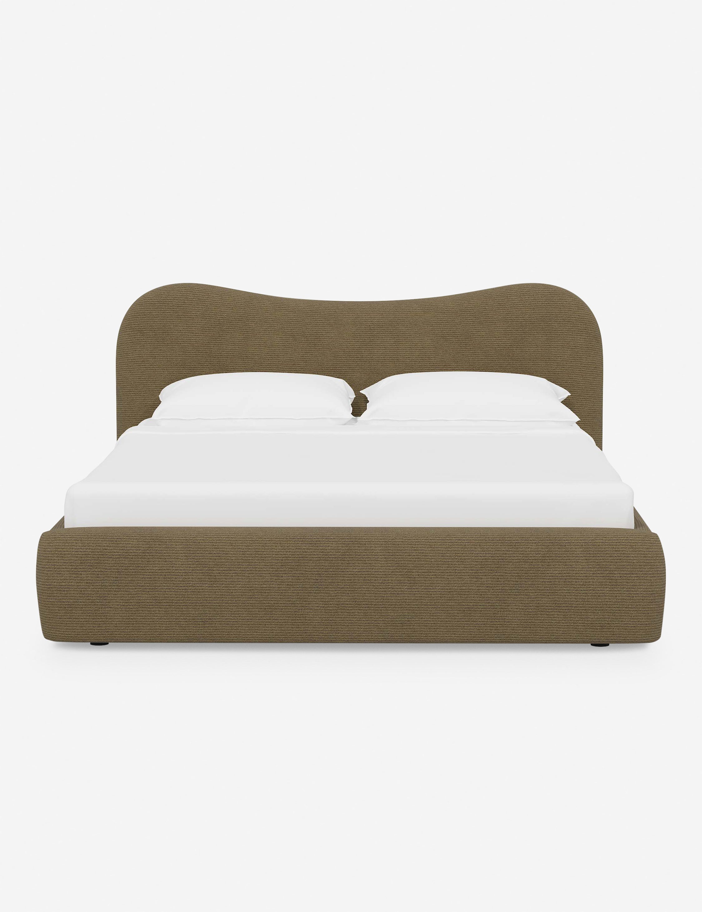 Bela Platform Bed | Bespoke Upholstery, Sculptural Design