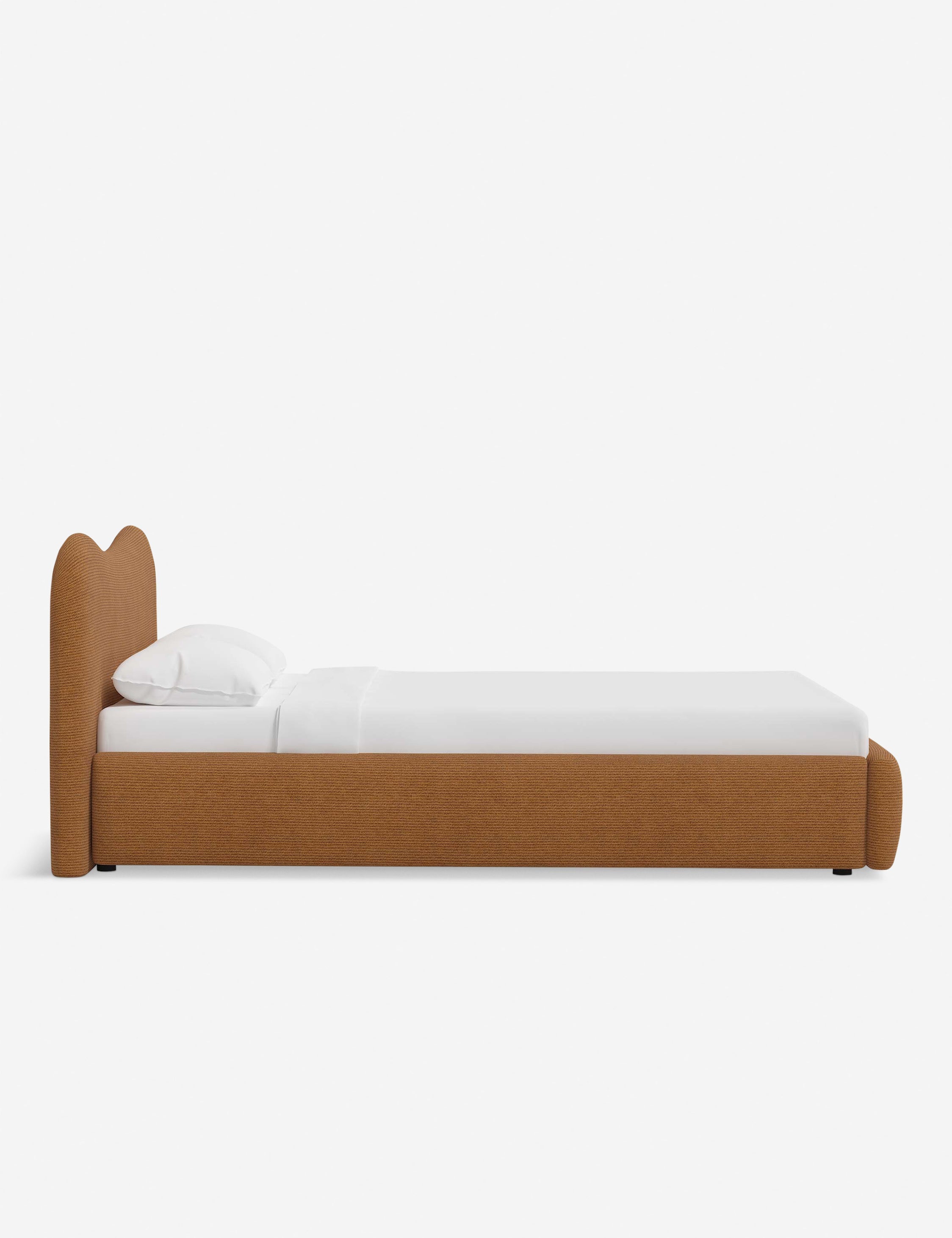 Bela Platform Bed | Bespoke Upholstery, Sculptural Design