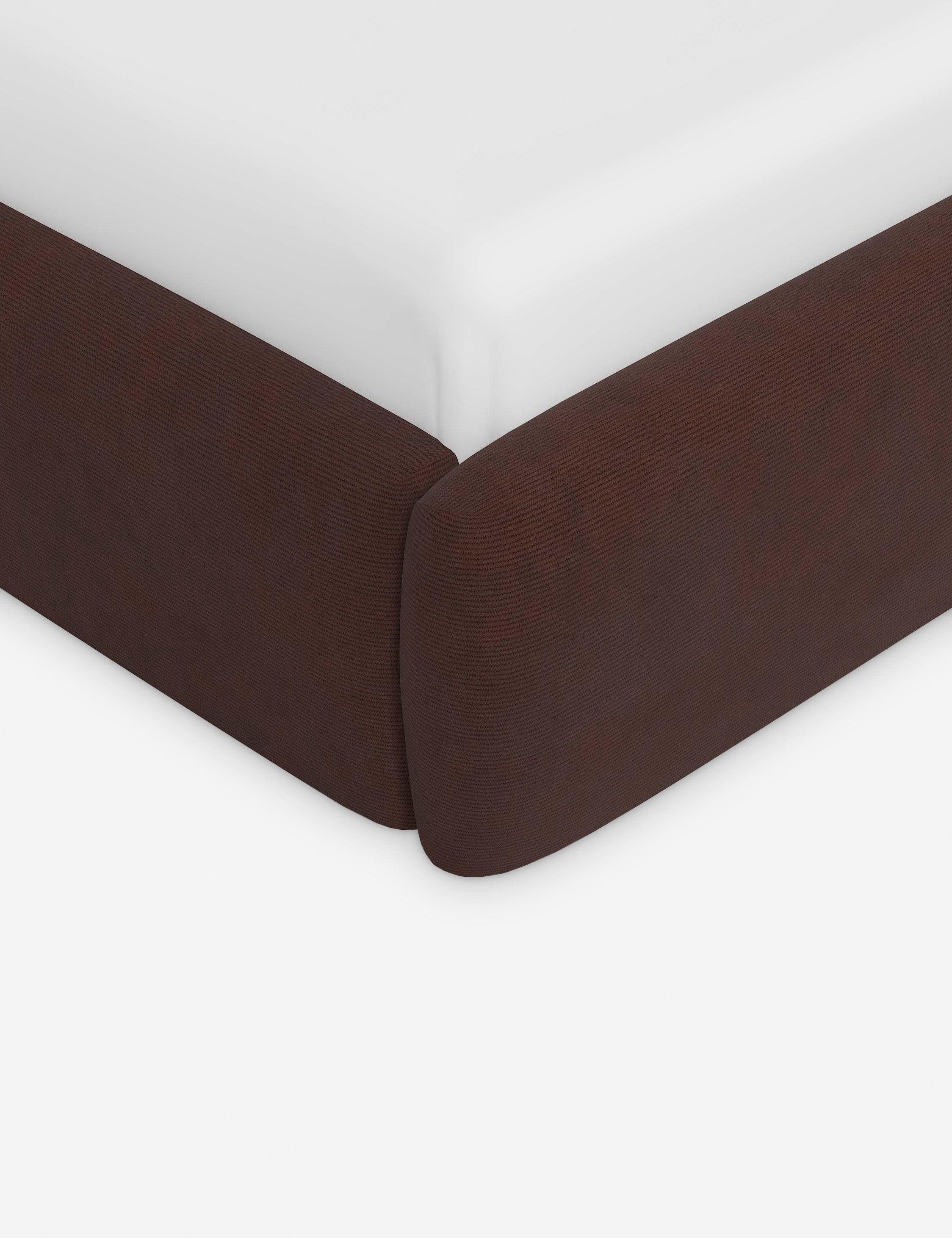 Bela Platform Bed | Bespoke Upholstery, Sculptural Design