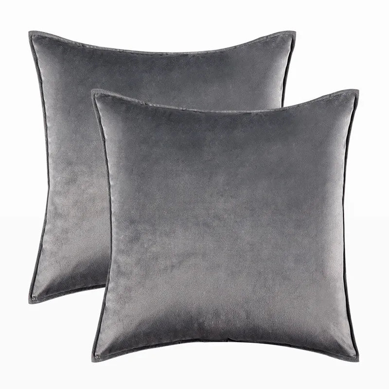 Bela Velvet Cushion Cover | Soft Fabric, Hidden Zipper