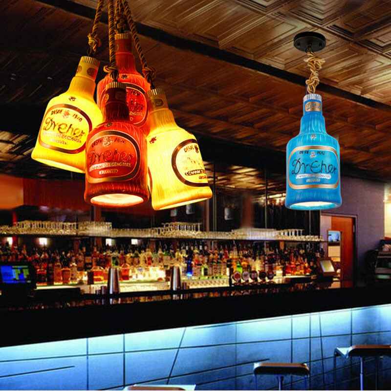 Modern Industrial Colorful Resin 1-Light Pendant Lamp