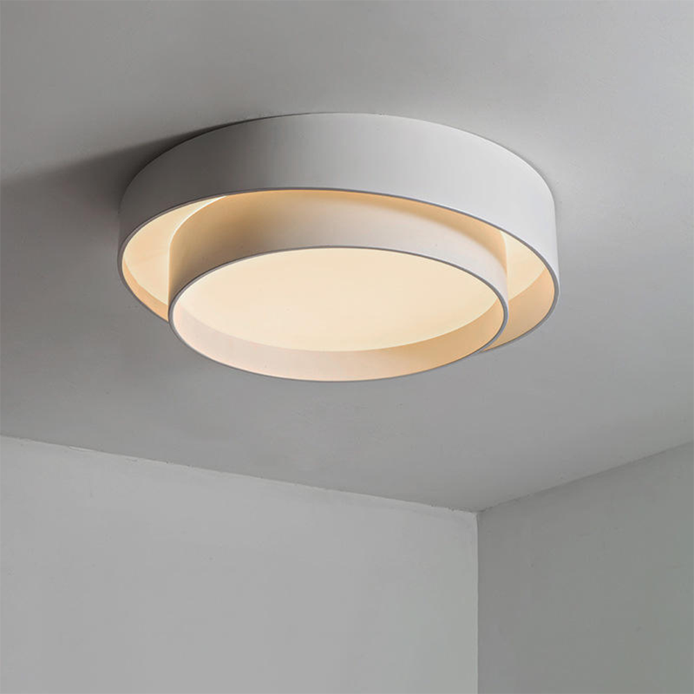 Nora LED Ceiling Light | Minimalist Iron Design, Soft Ambient Glow