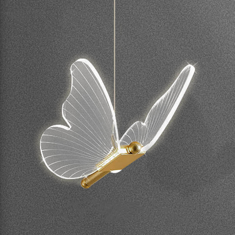 Elegant Acrylic Butterfly LED Pendant Lamp