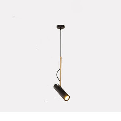 Contemporary Gold 1-Light LED Spotlight Pendant