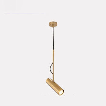 Contemporary Gold 1-Light LED Spotlight Pendant