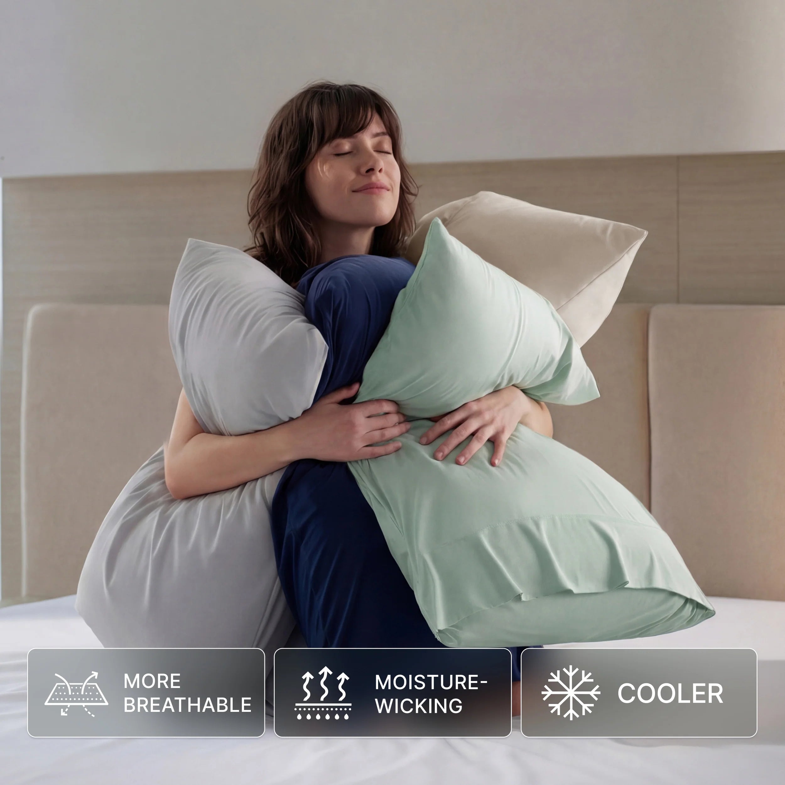 Cendre Cooling Pillowcases