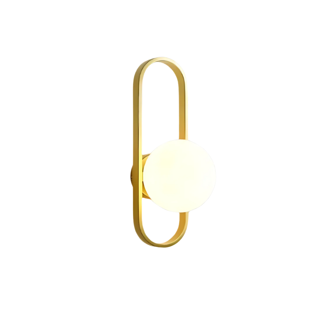 Bela Wandlamp | Glas & Metaal, Zachte Lichtverspreiding