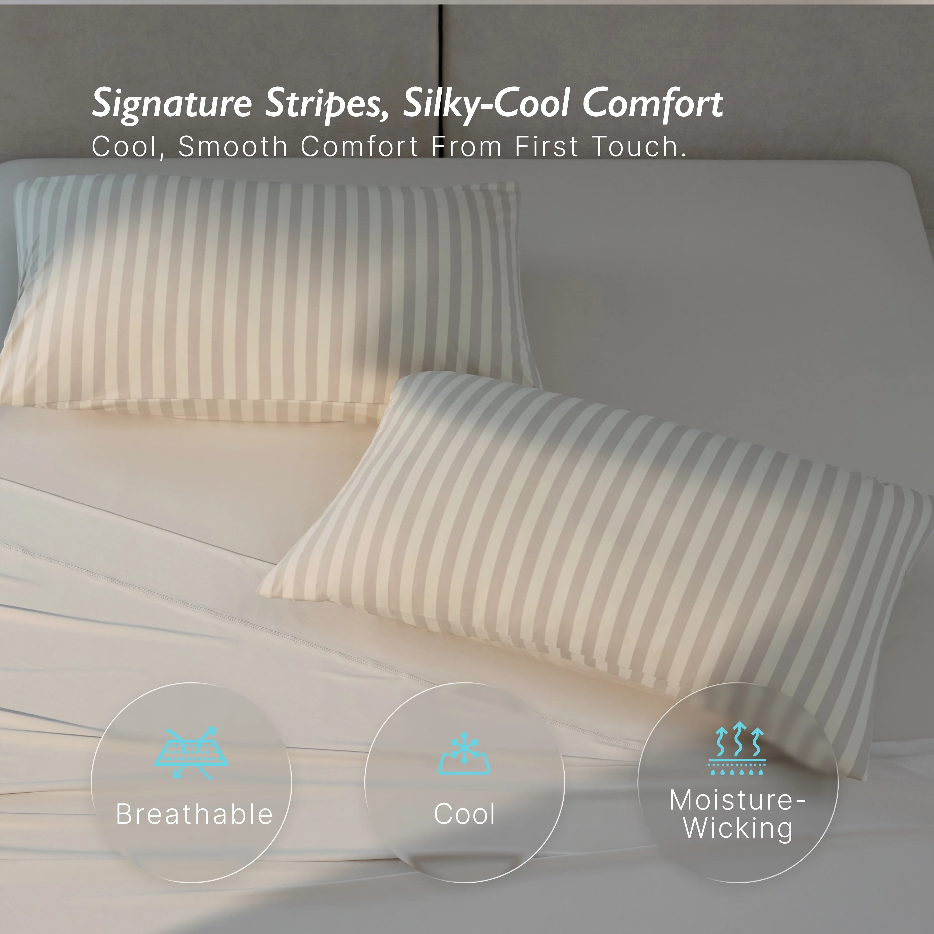 Cendre Cooling Pillowcases