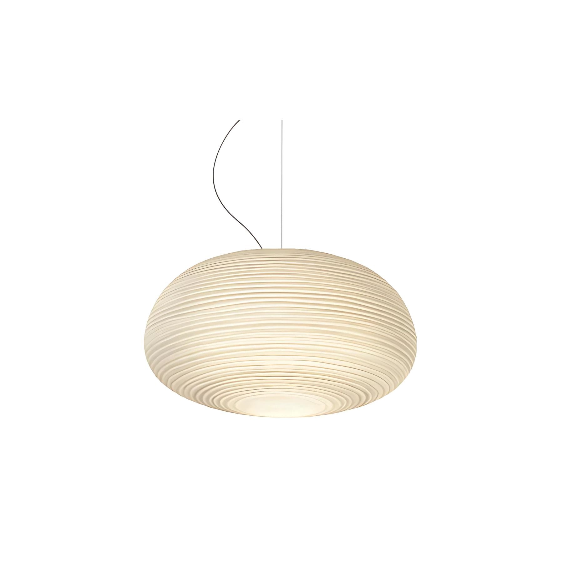 Bento Hanglamp | Geribbeld Glas, E27 Fitting