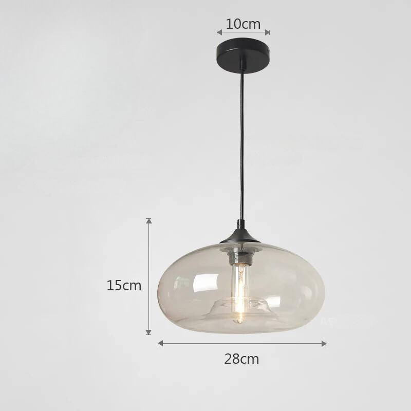 Glavero Vintage Hanglamp | Gekleurd Glas, Sfeervolle Lichteffecten