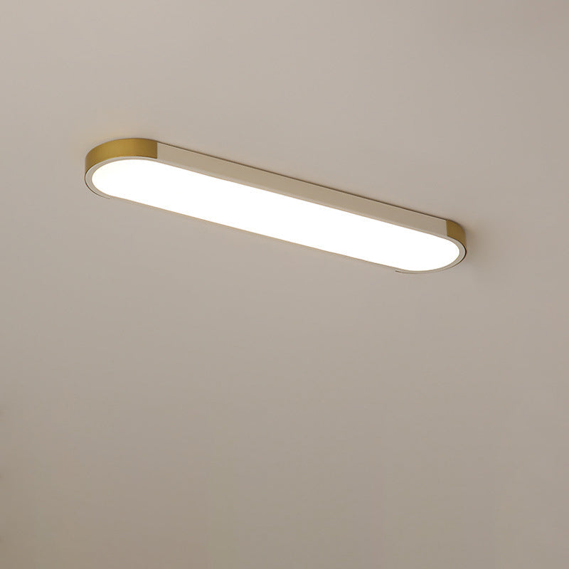 Contemporary Rectangular LED Flush Mount Ceiling Light with Minimalist Design