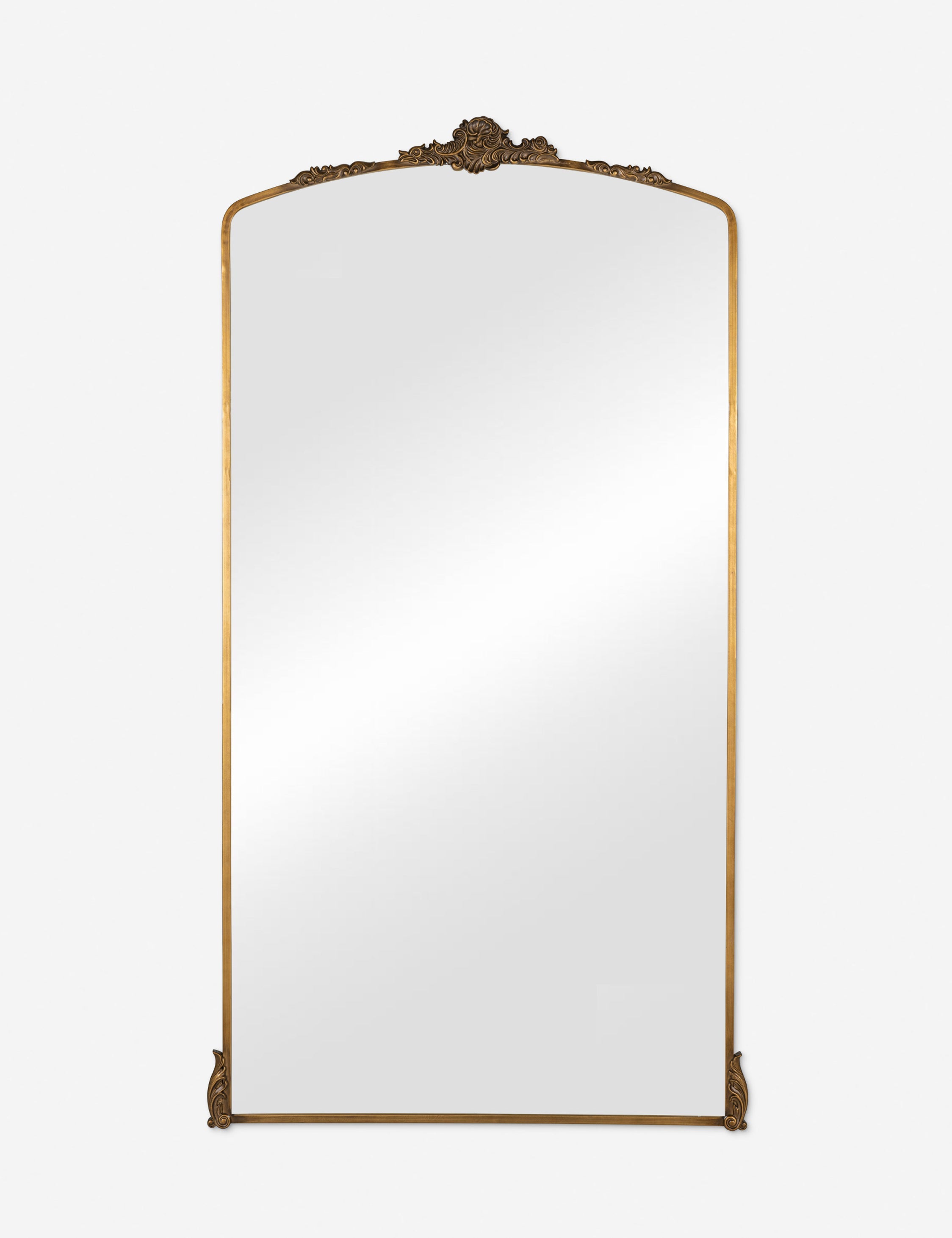 Caden Full Length Mirror | Ornate Arched Frame, Traditional Design
