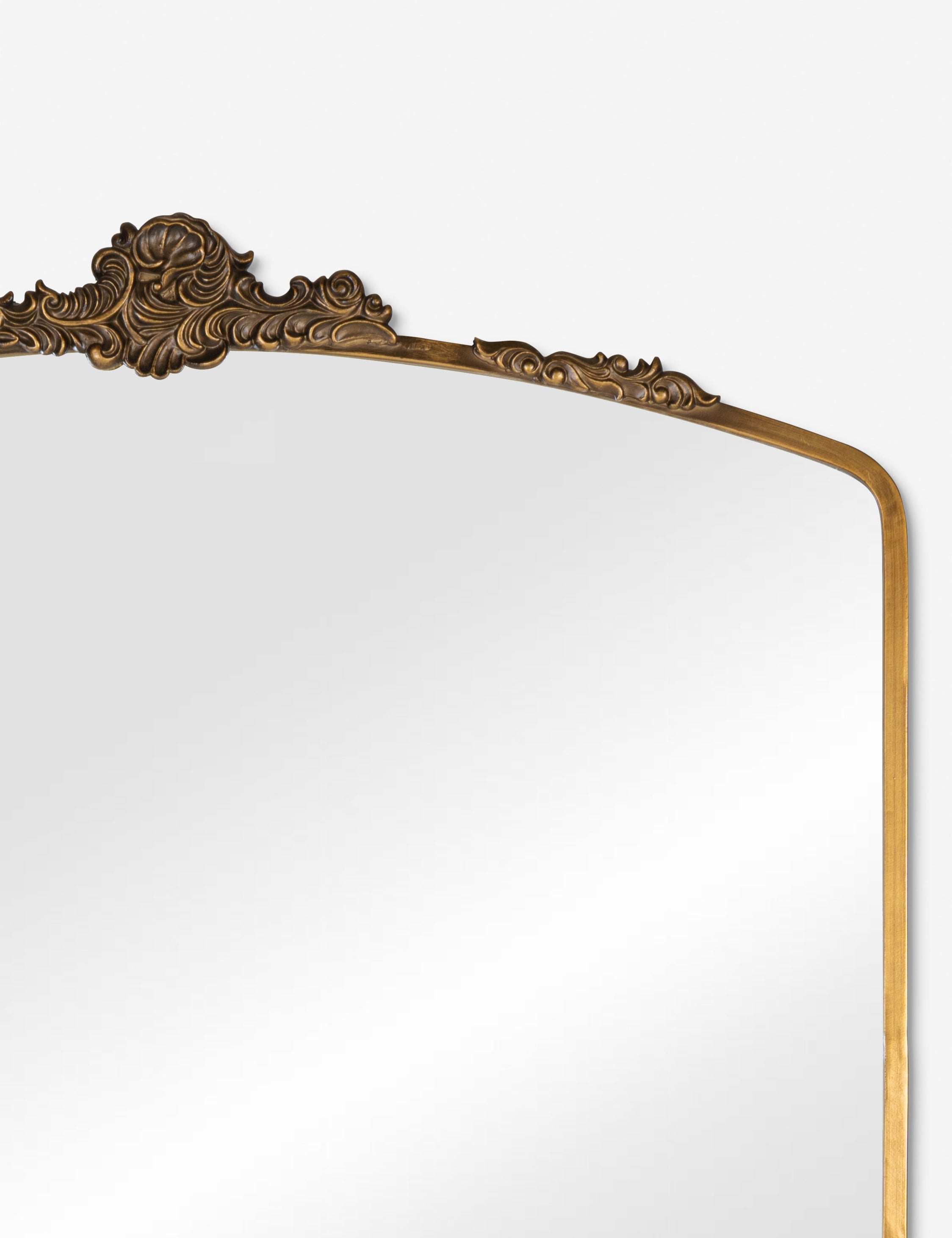Caden Full Length Mirror | Ornate Arched Frame, Traditional Design
