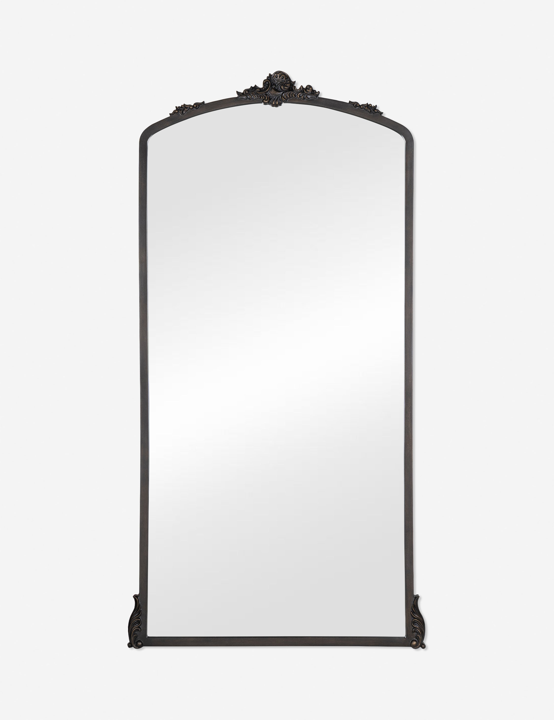 Caden Full Length Mirror | Ornate Arched Frame, Traditional Design