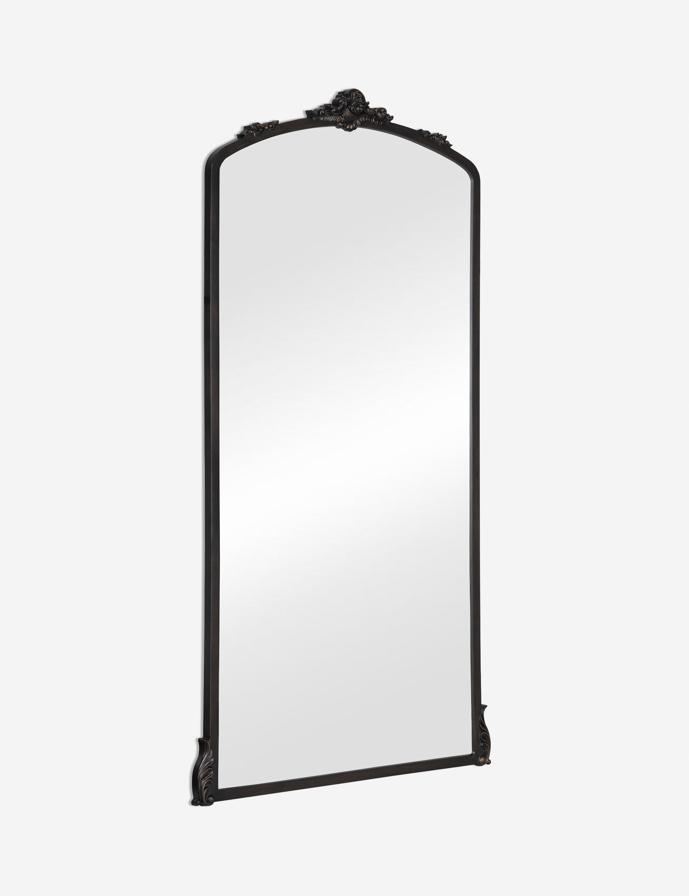 Caden Full Length Mirror | Ornate Arched Frame, Traditional Design