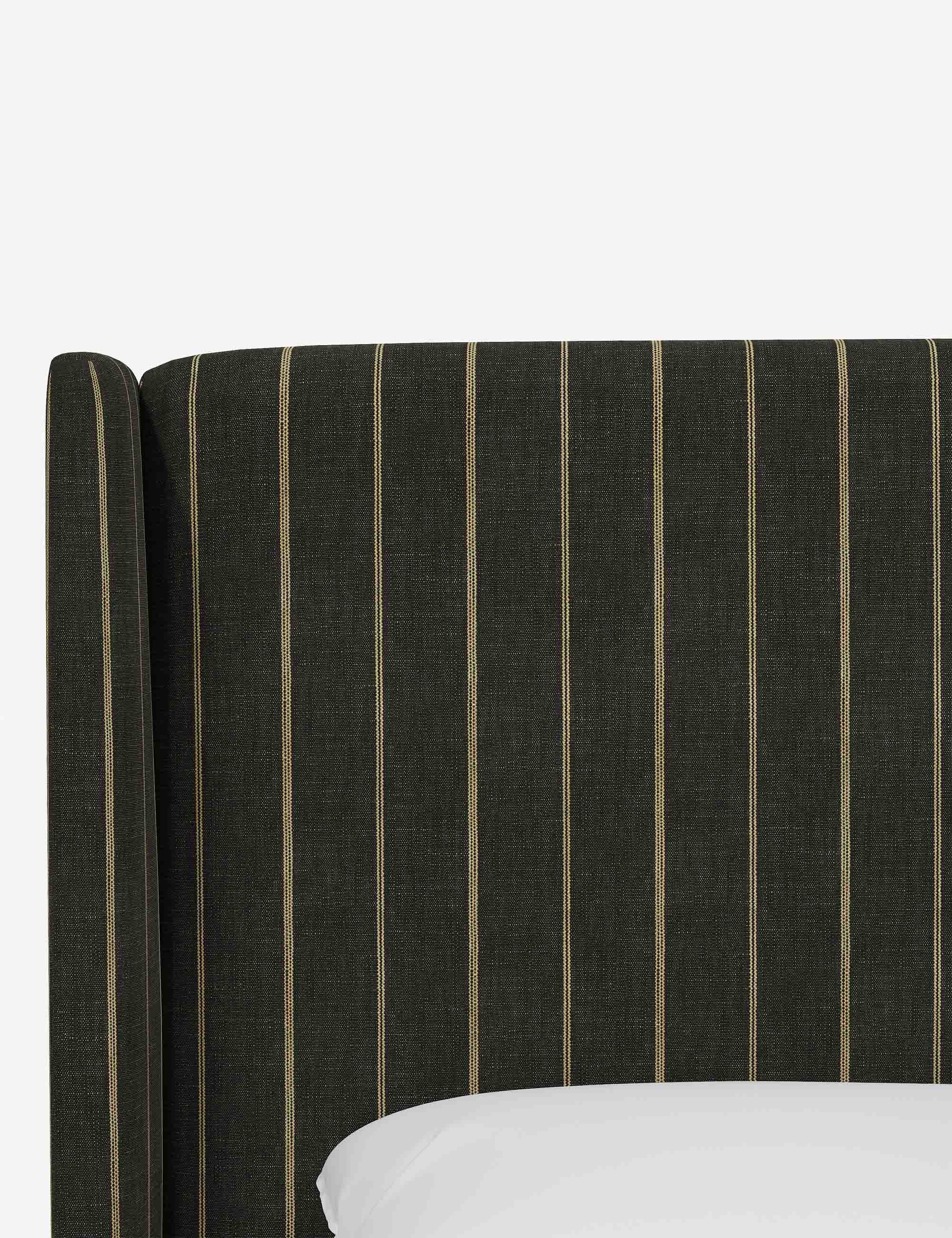 Adara Upholstered Bed | Winged Headboard, Crisp Sophistication