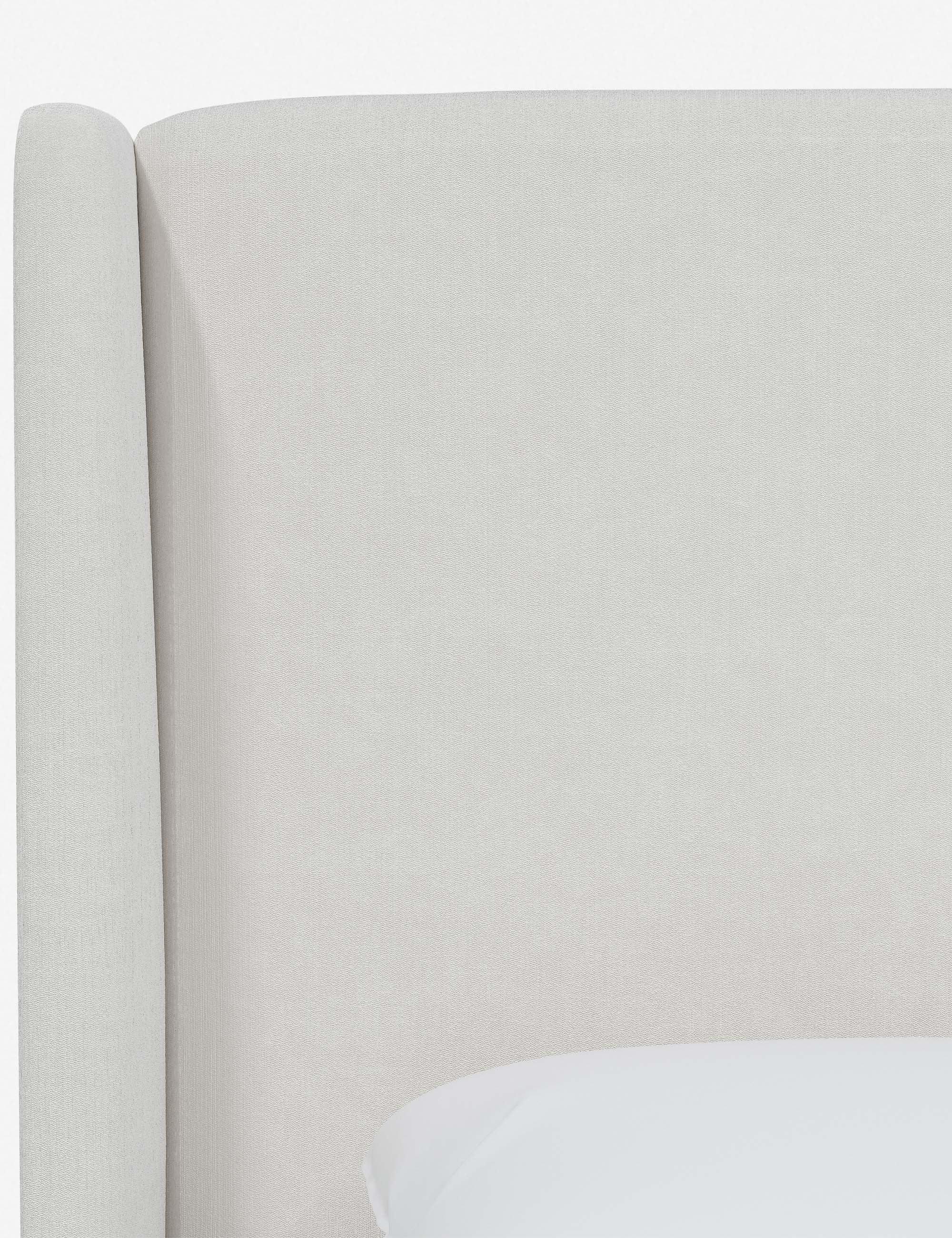 Adara Upholstered Bed | Winged Headboard, Crisp Sophistication