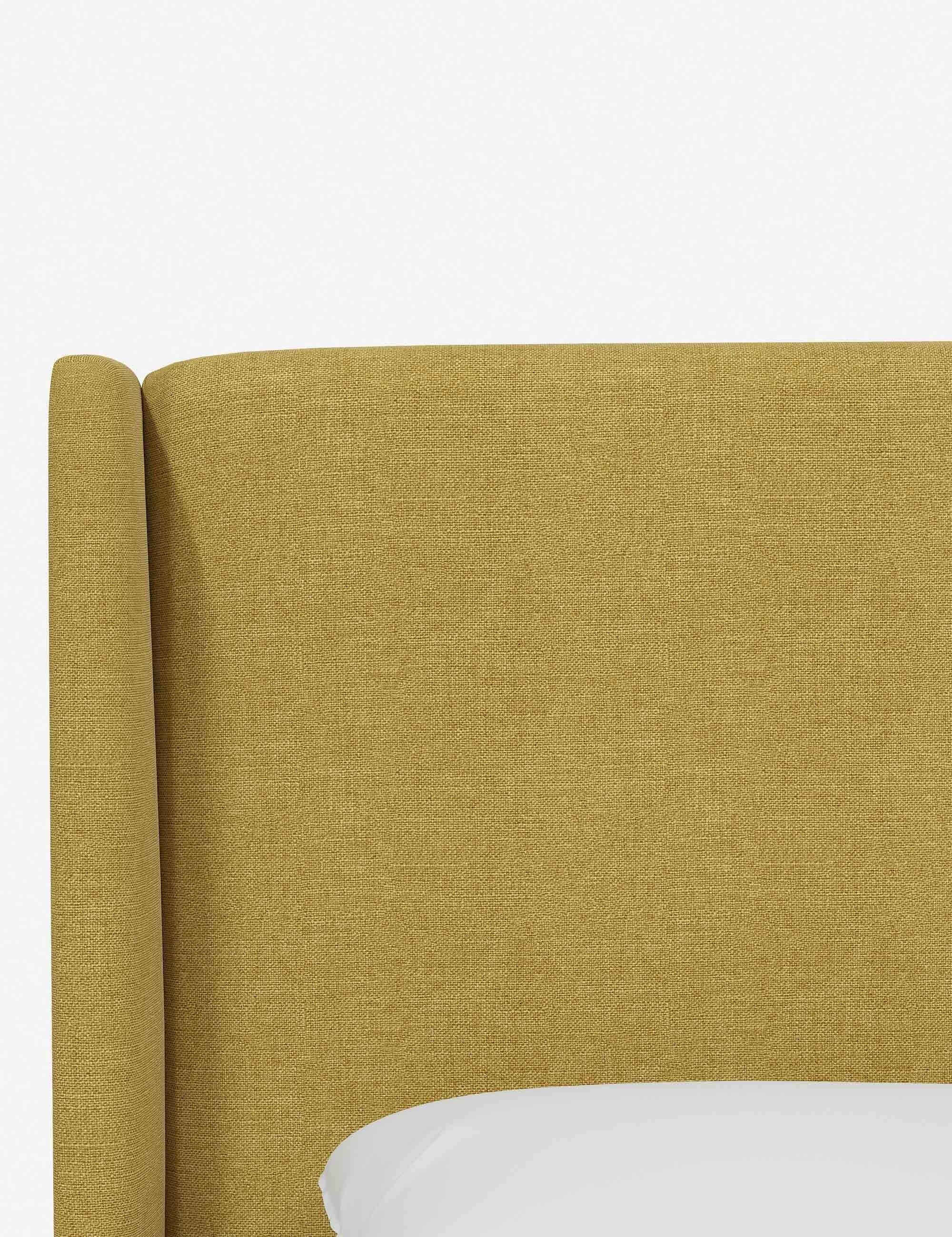Adara Upholstered Bed | Winged Headboard, Crisp Sophistication