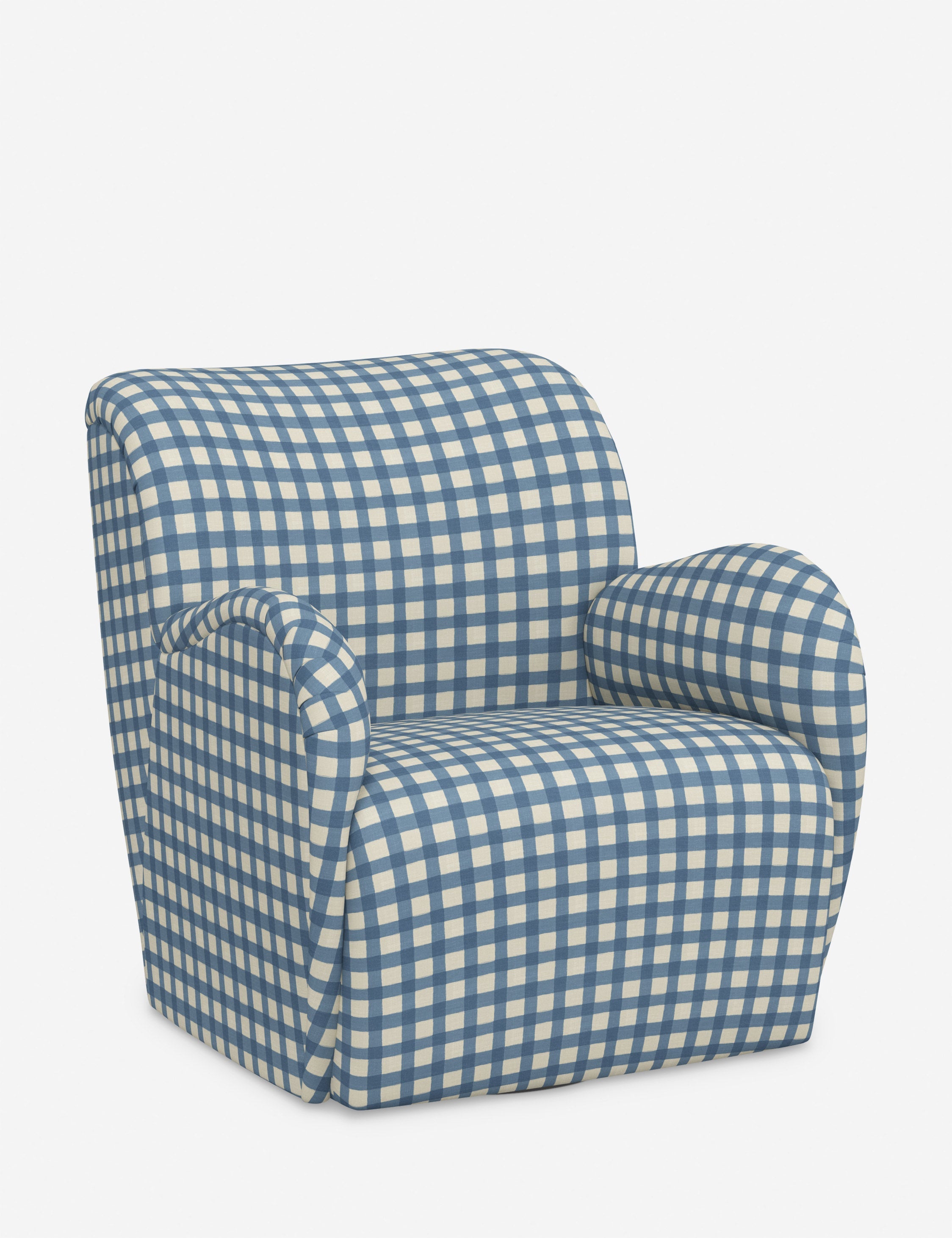 Bela Swivel Chair | Overstuffed Arms, Custom Upholstery