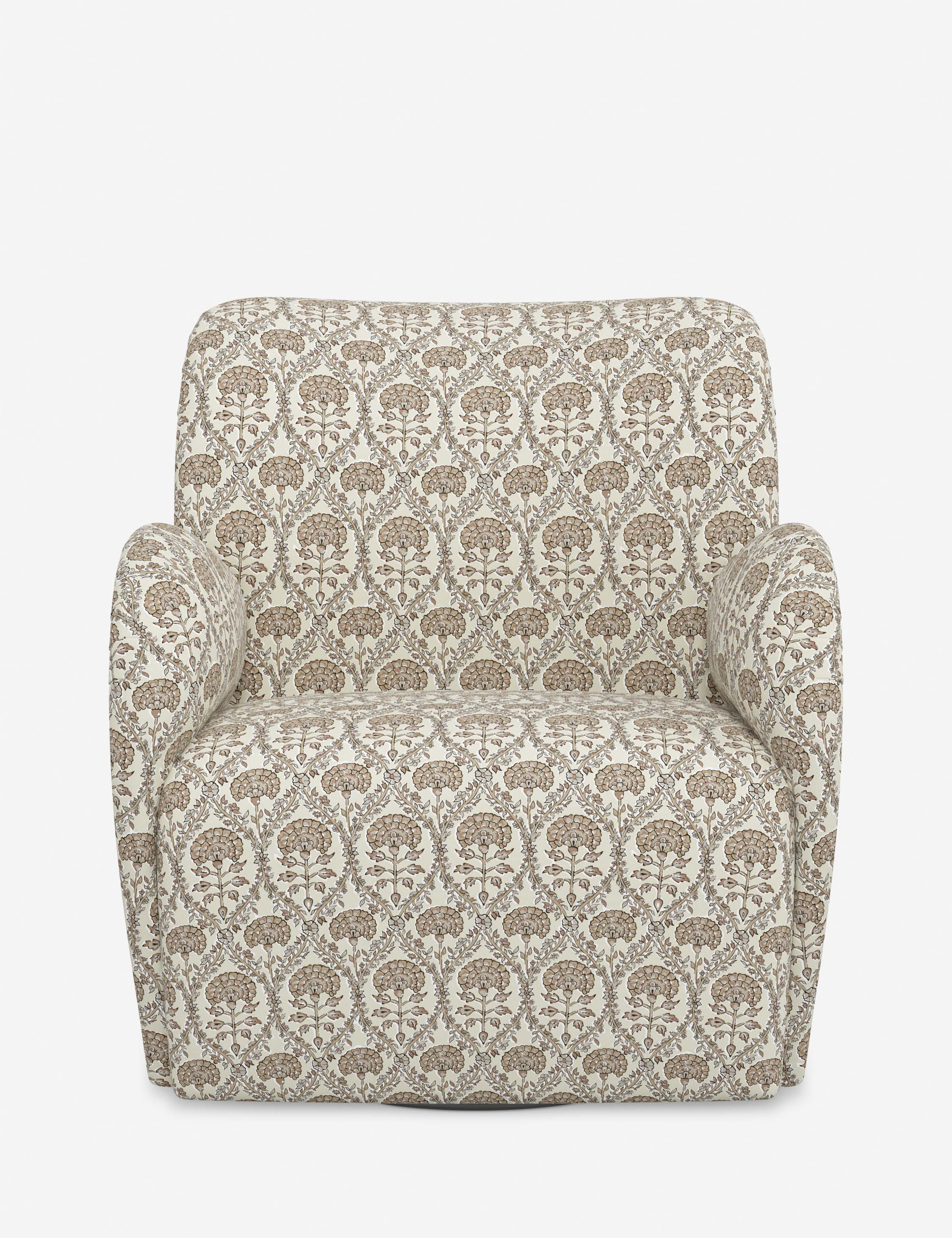 Bela Swivel Chair | Overstuffed Arms, Custom Upholstery