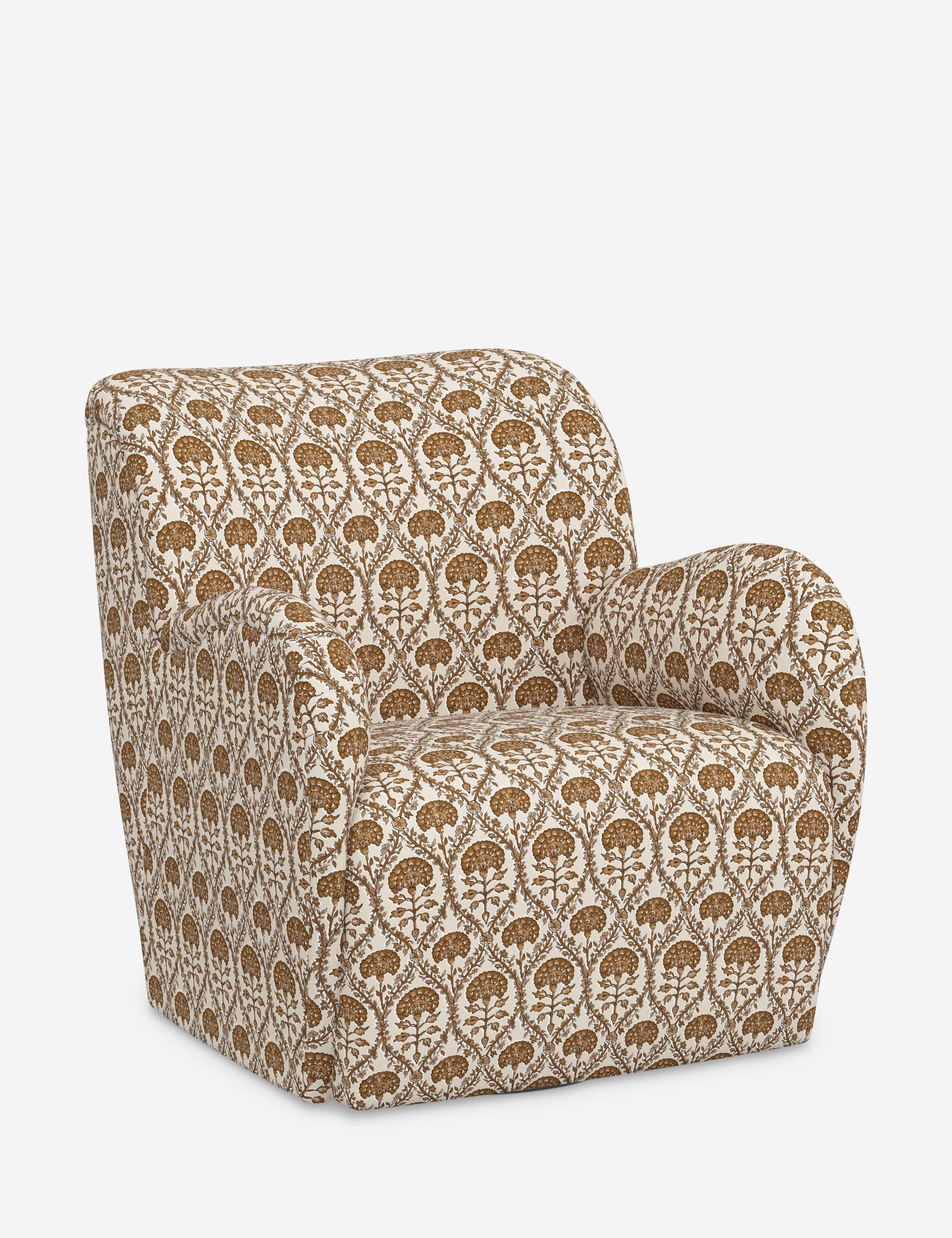 Bela Swivel Chair | Overstuffed Arms, Custom Upholstery