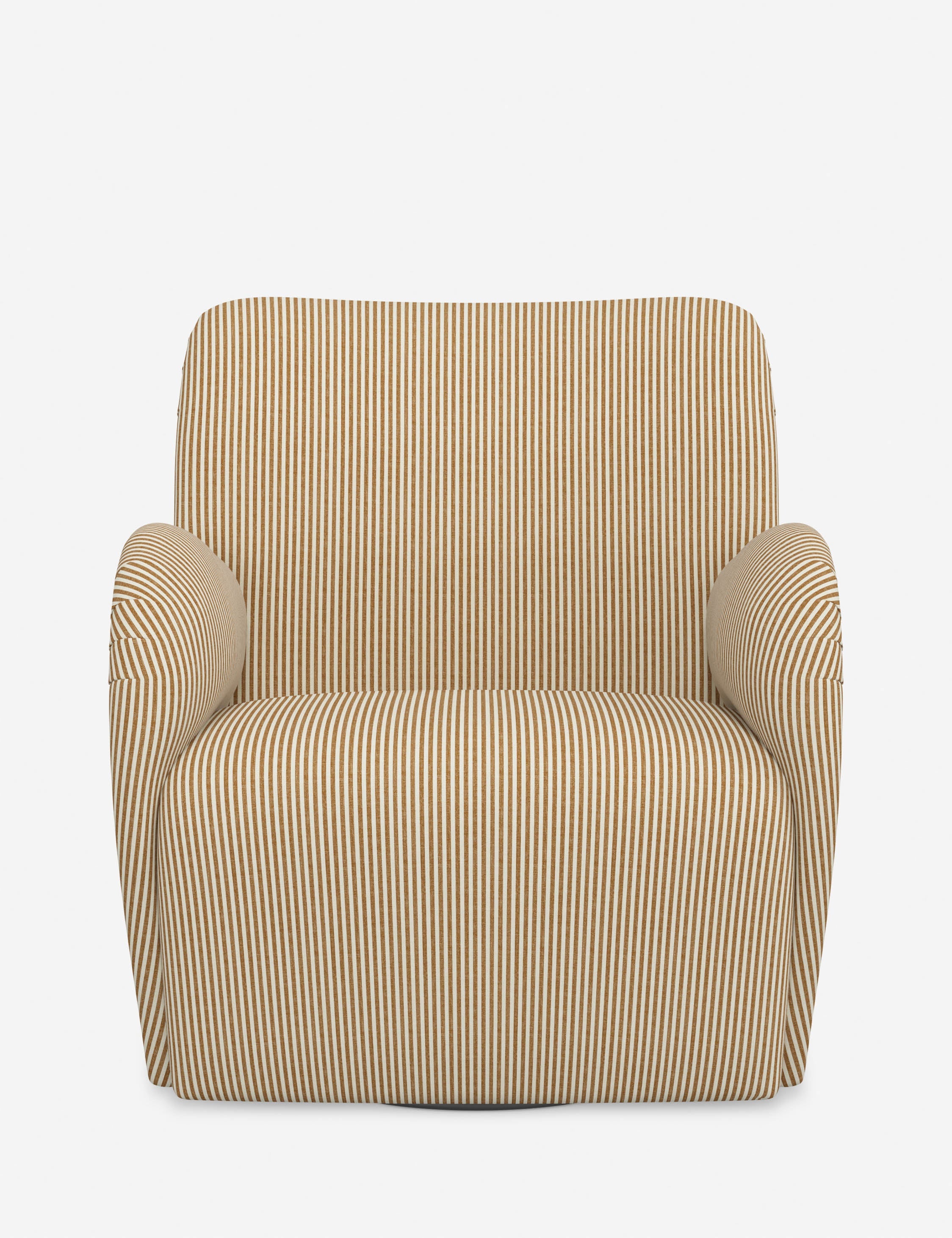 Bela Swivel Chair | Overstuffed Arms, Custom Upholstery