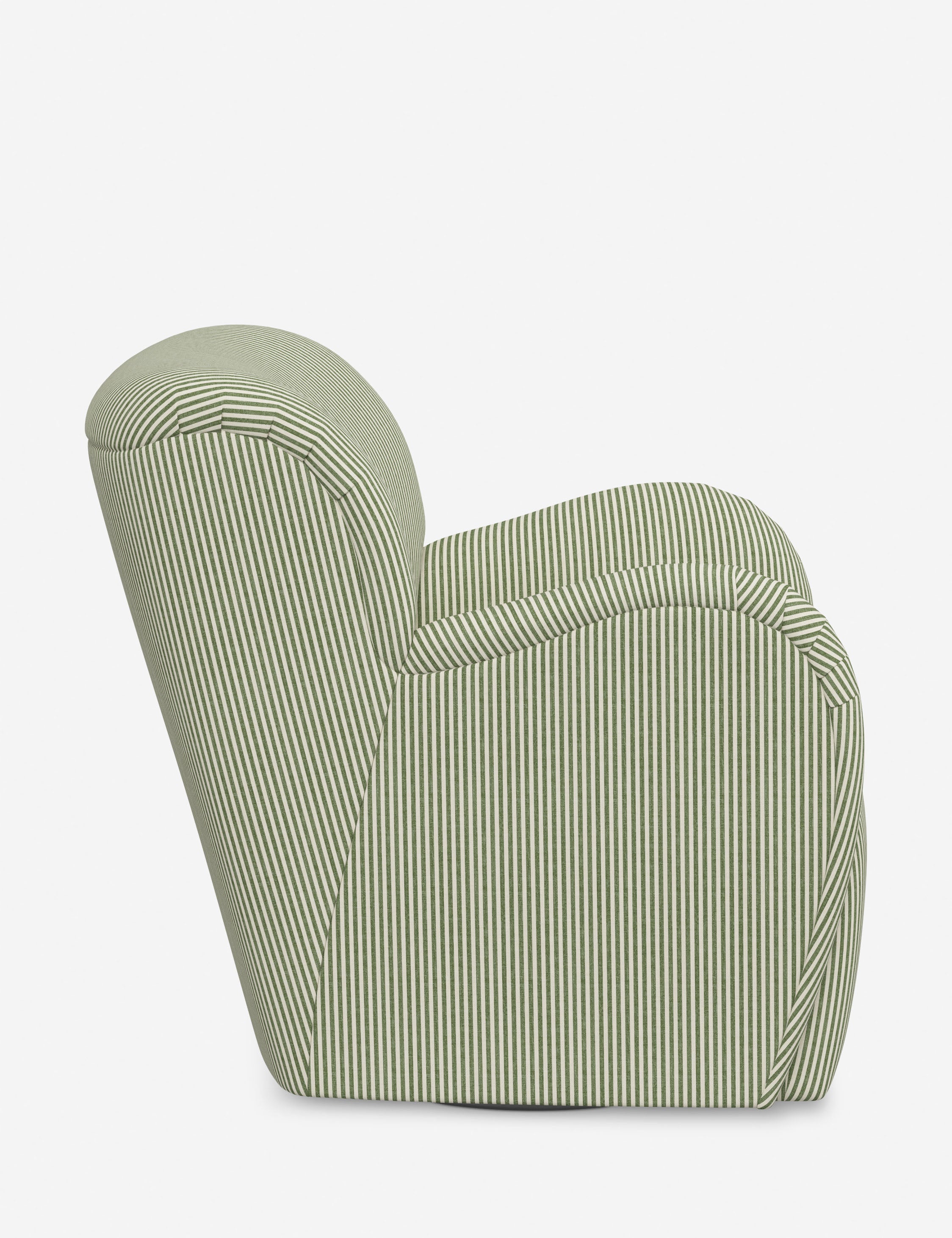 Bela Swivel Chair | Overstuffed Arms, Custom Upholstery