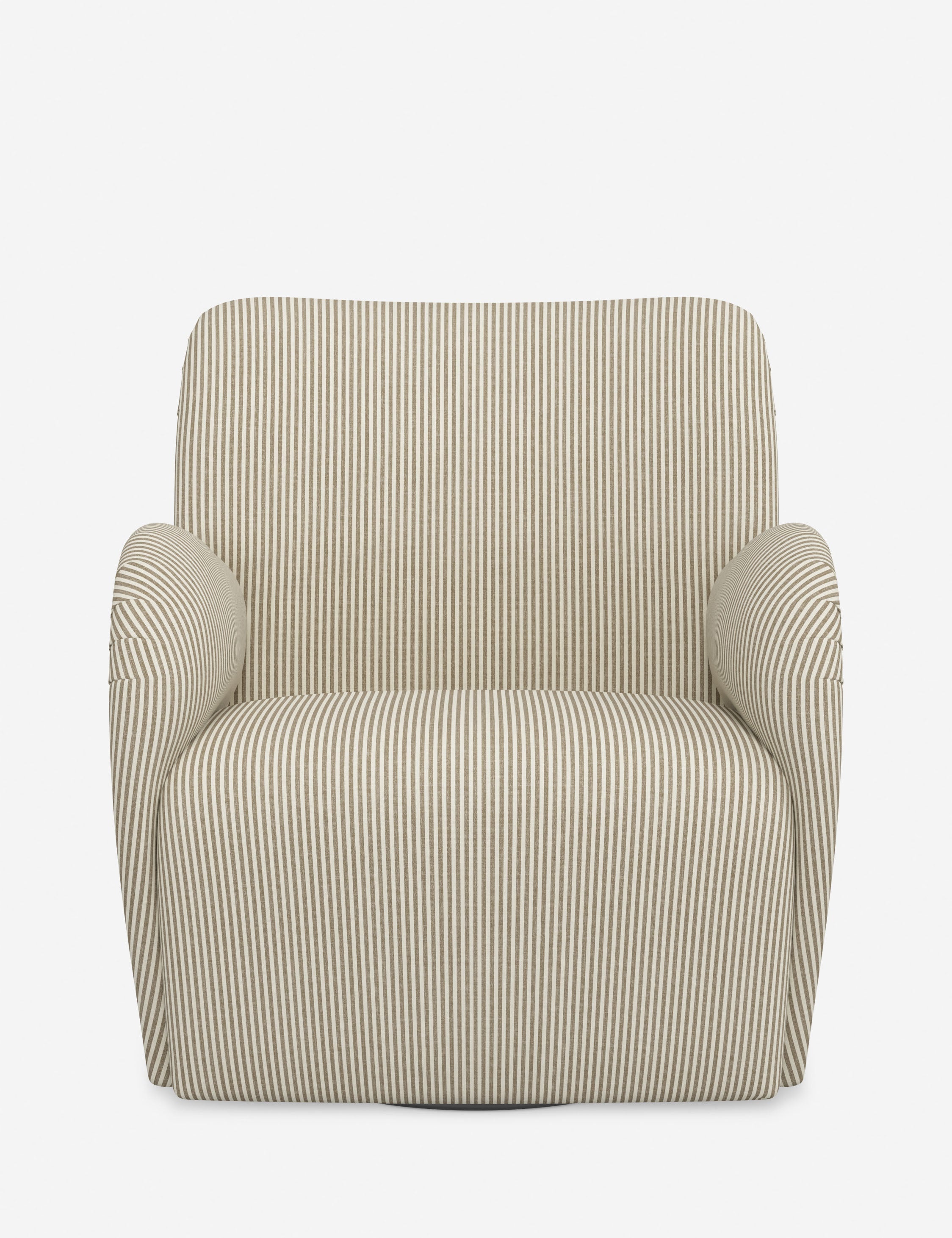 Bela Swivel Chair | Overstuffed Arms, Custom Upholstery