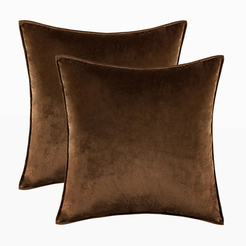 Bela Velvet Cushion Cover | Soft Fabric, Hidden Zipper