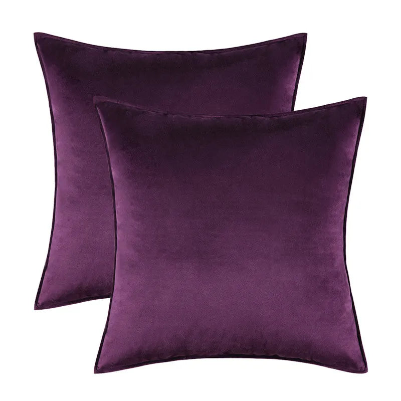 Bela Velvet Cushion Cover | Soft Fabric, Hidden Zipper