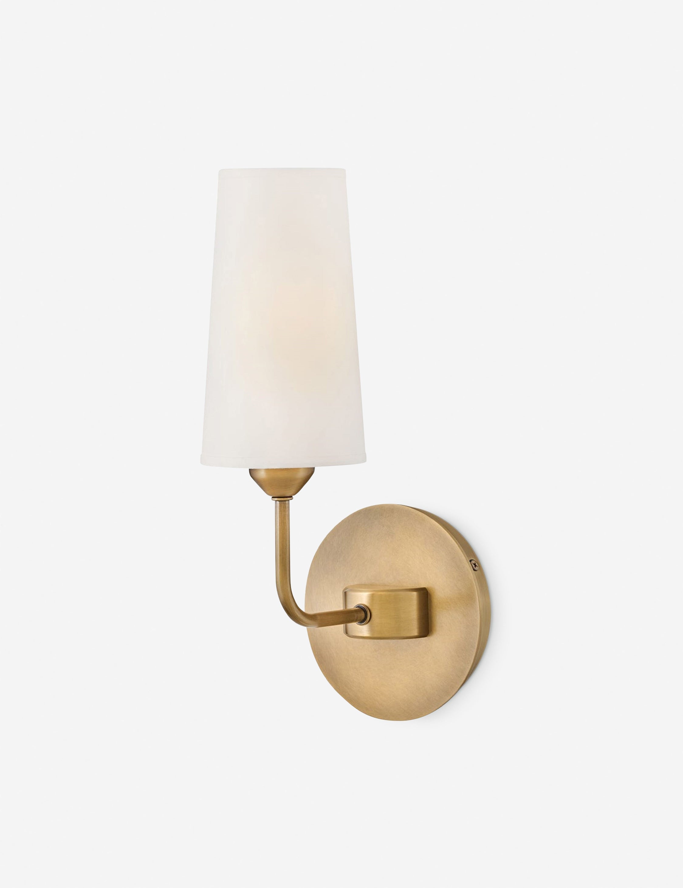 Dahlia Wall Sconce | Tapered Shade, Elegant Design