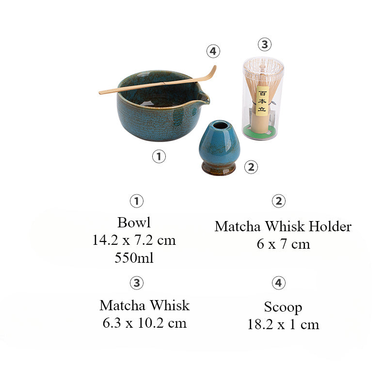 Zendo Matcha Set | Handgemaakt Keramiek, Volledige Ceremonie Set