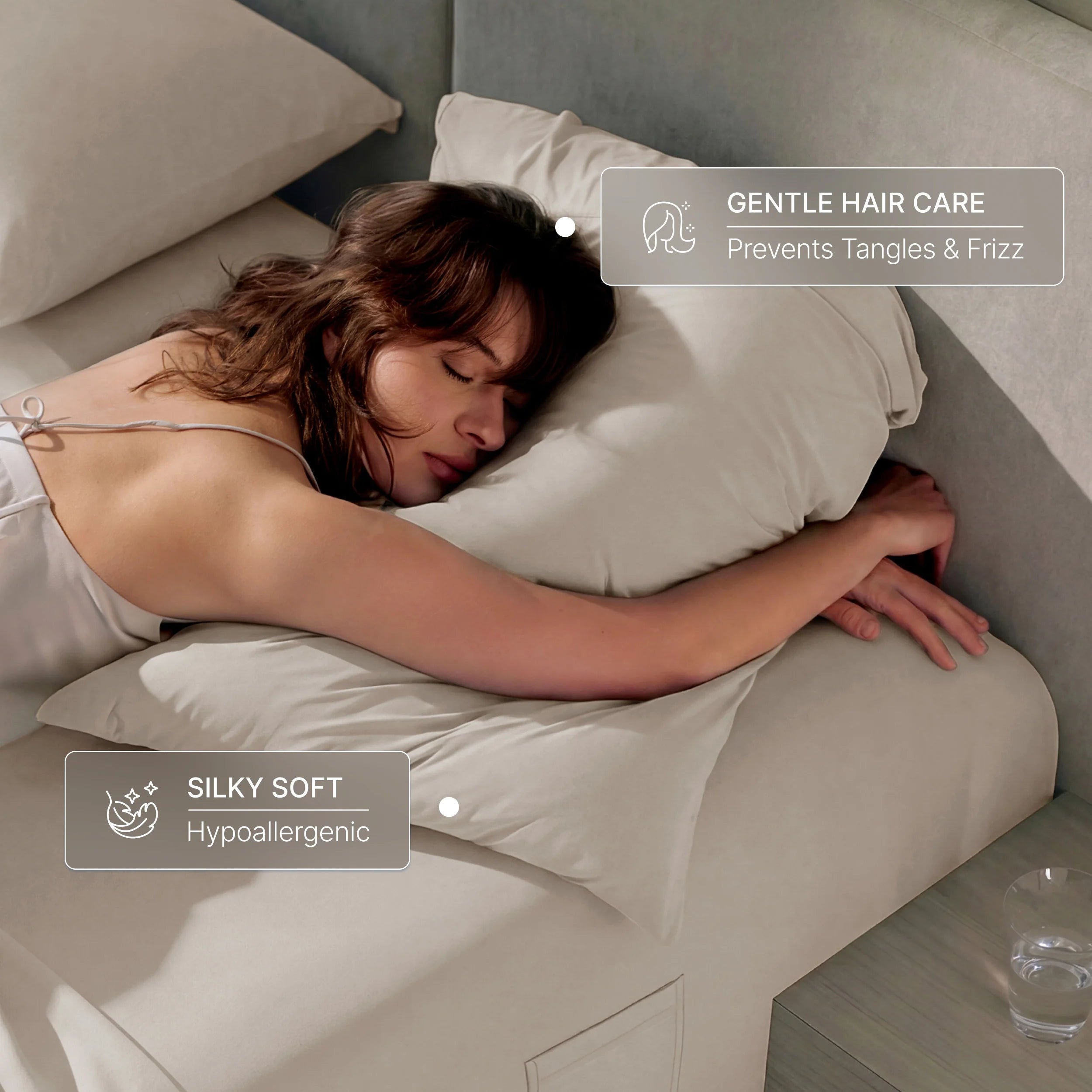 Cendre Cooling Pillowcases
