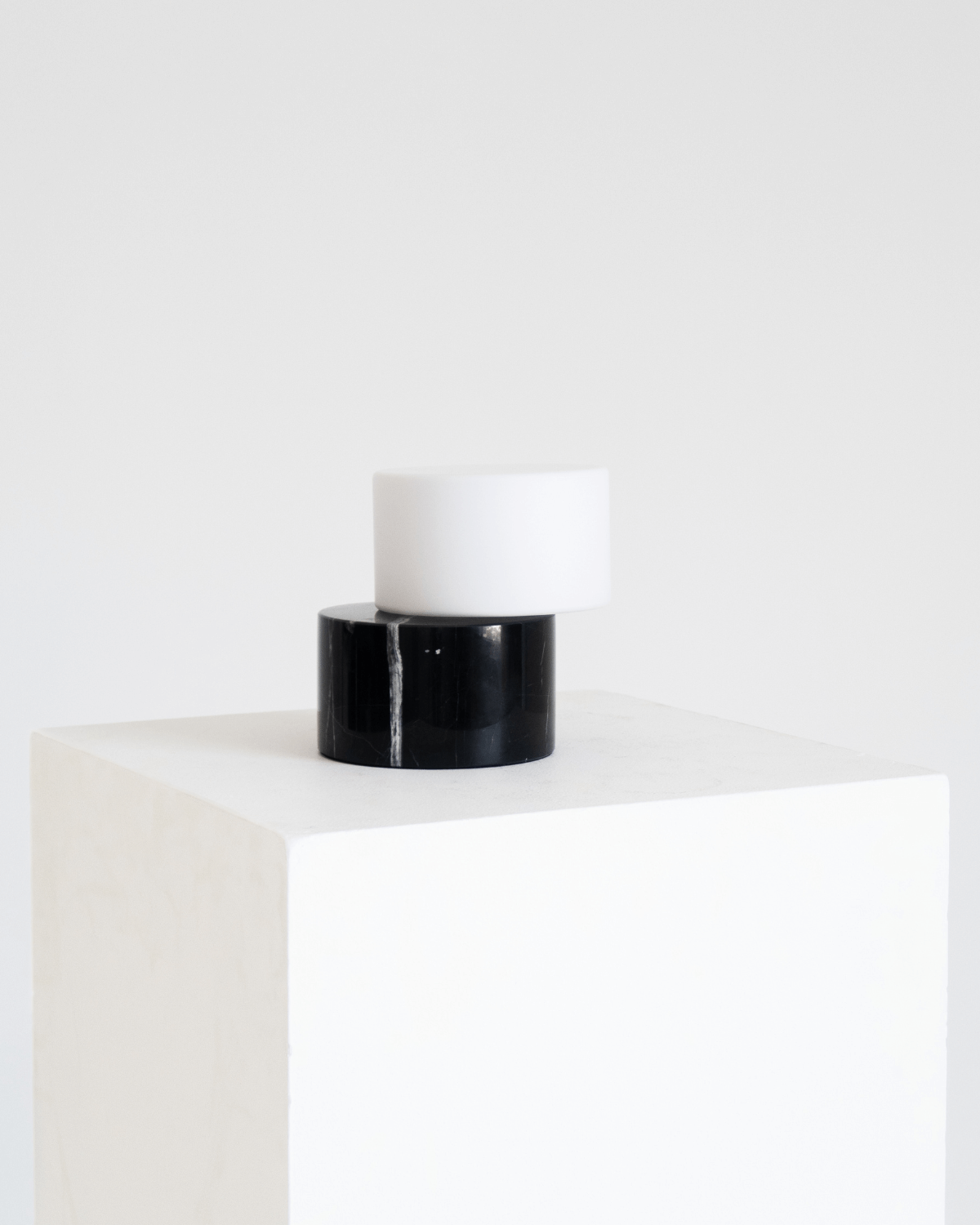 Zelene Table Lamp | Opal Glass Shade, Marble Base