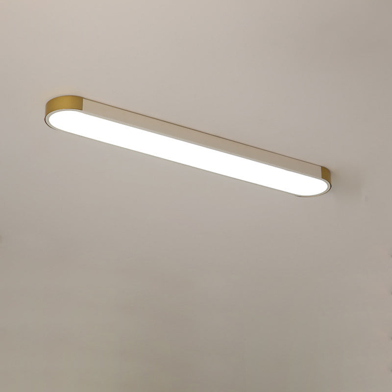 Contemporary Rectangular LED Flush Mount Ceiling Light with Minimalist Design
