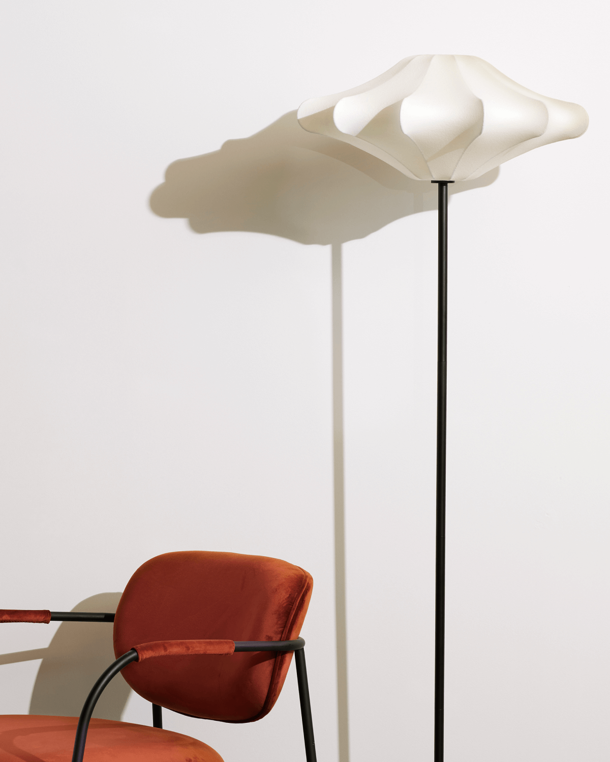 Astra Floor Lamp | Large Resin Shade, Soft Mood Lighting